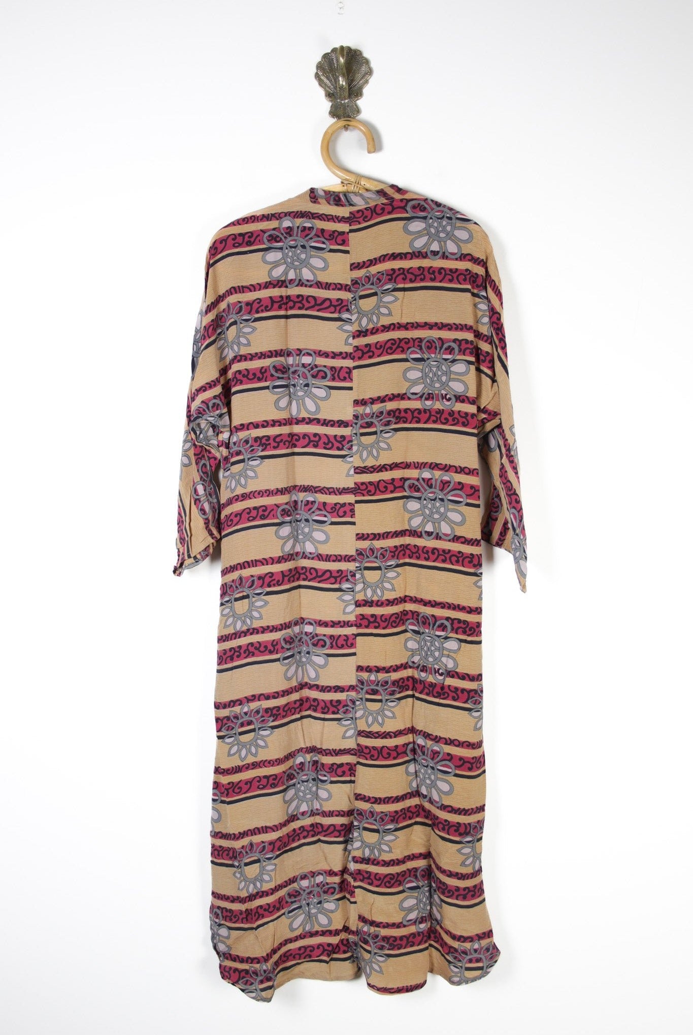 Jasmine Silk Shirtdress S (13638) SilkShirtdressSRenewVintage136382 Renew Bohemian Pty Ltd
