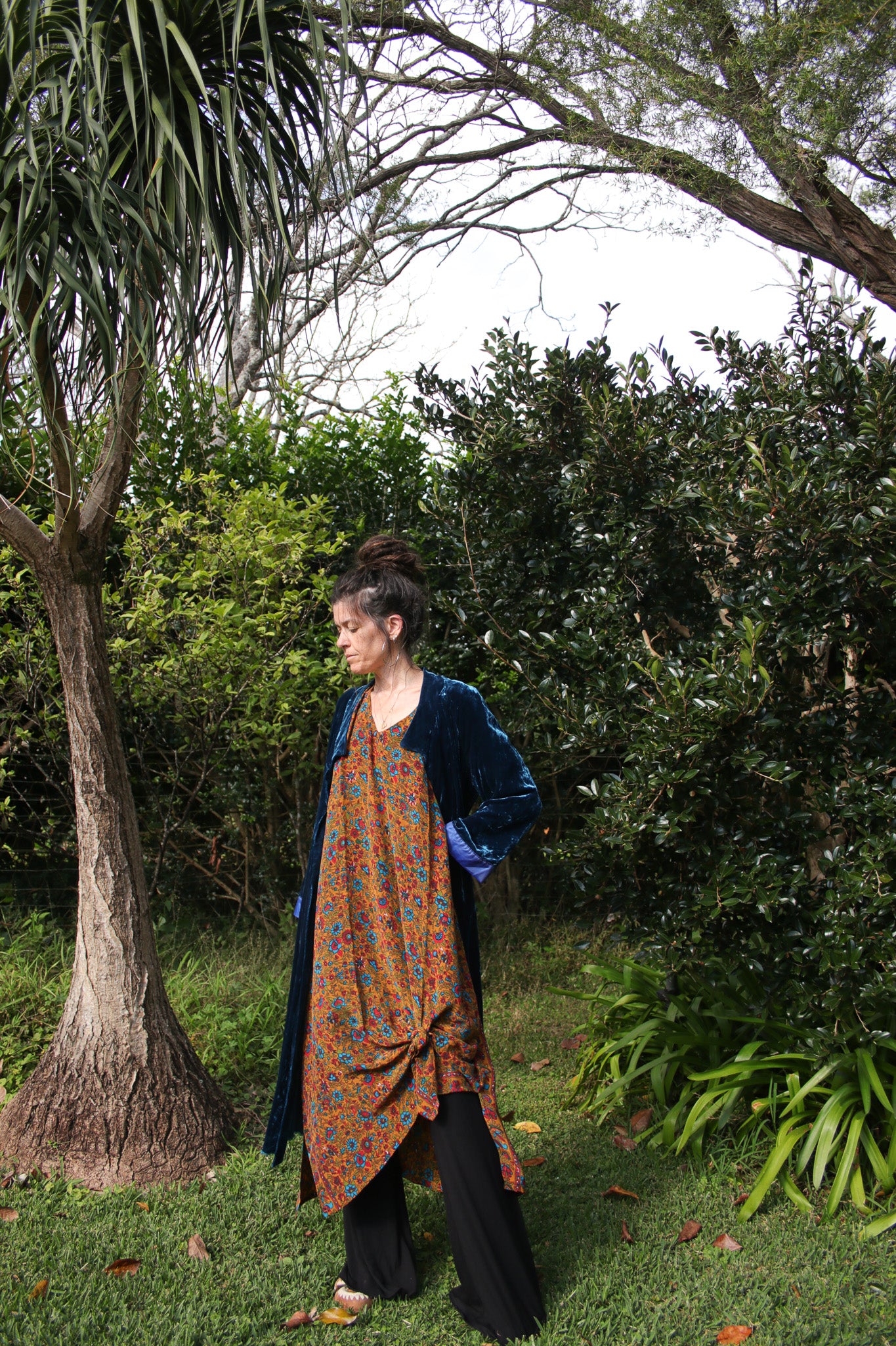 Wholesale Lot - Silk Ishka Kaftan - 10qty Silk_Ishka_Kaftan1 Renew Vintage