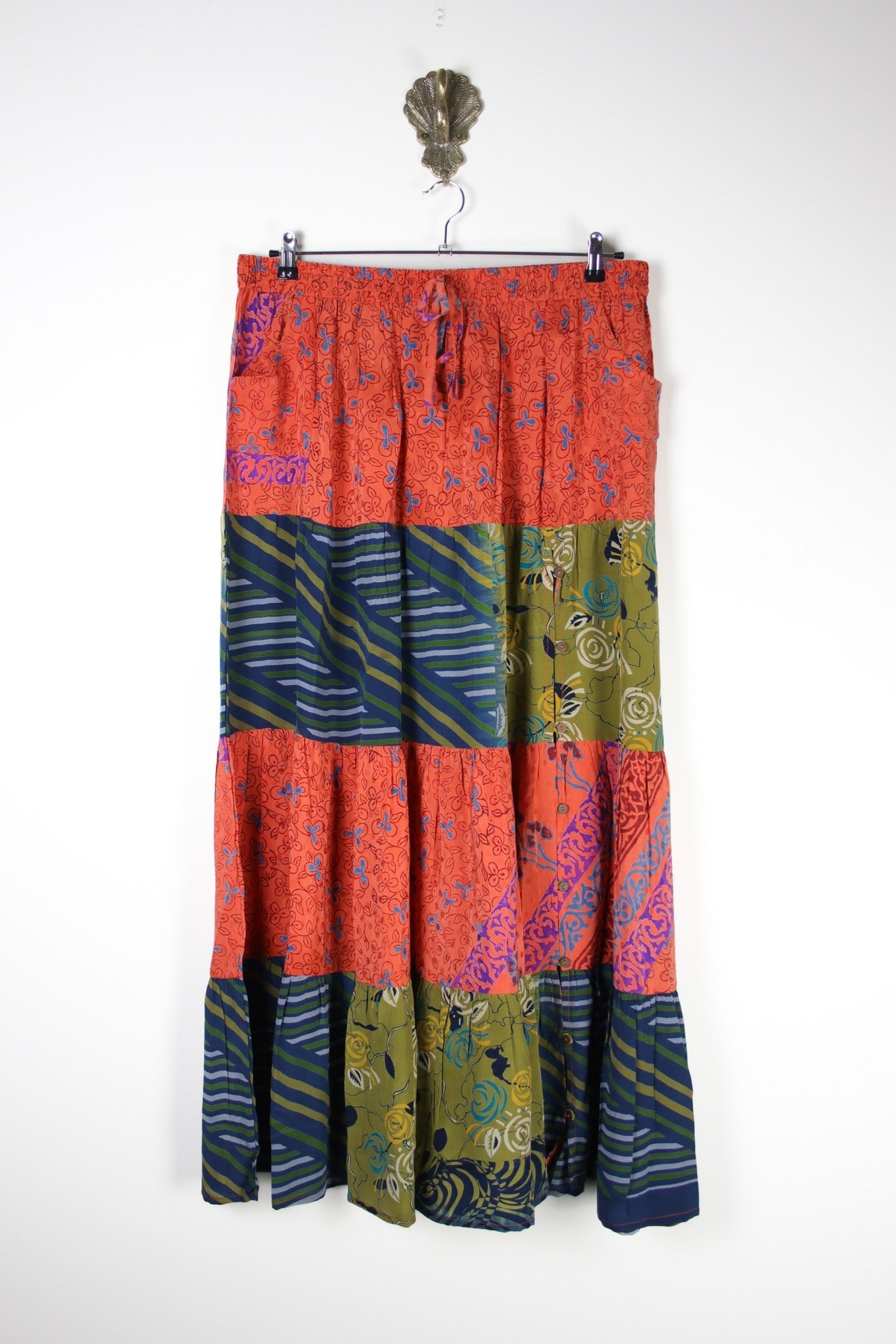 Spellbound Silk Maxi Skirt 3XL (18694) SpellboundMaxi3XLRenewBohemian186941 Renew Bohemian Pty Ltd