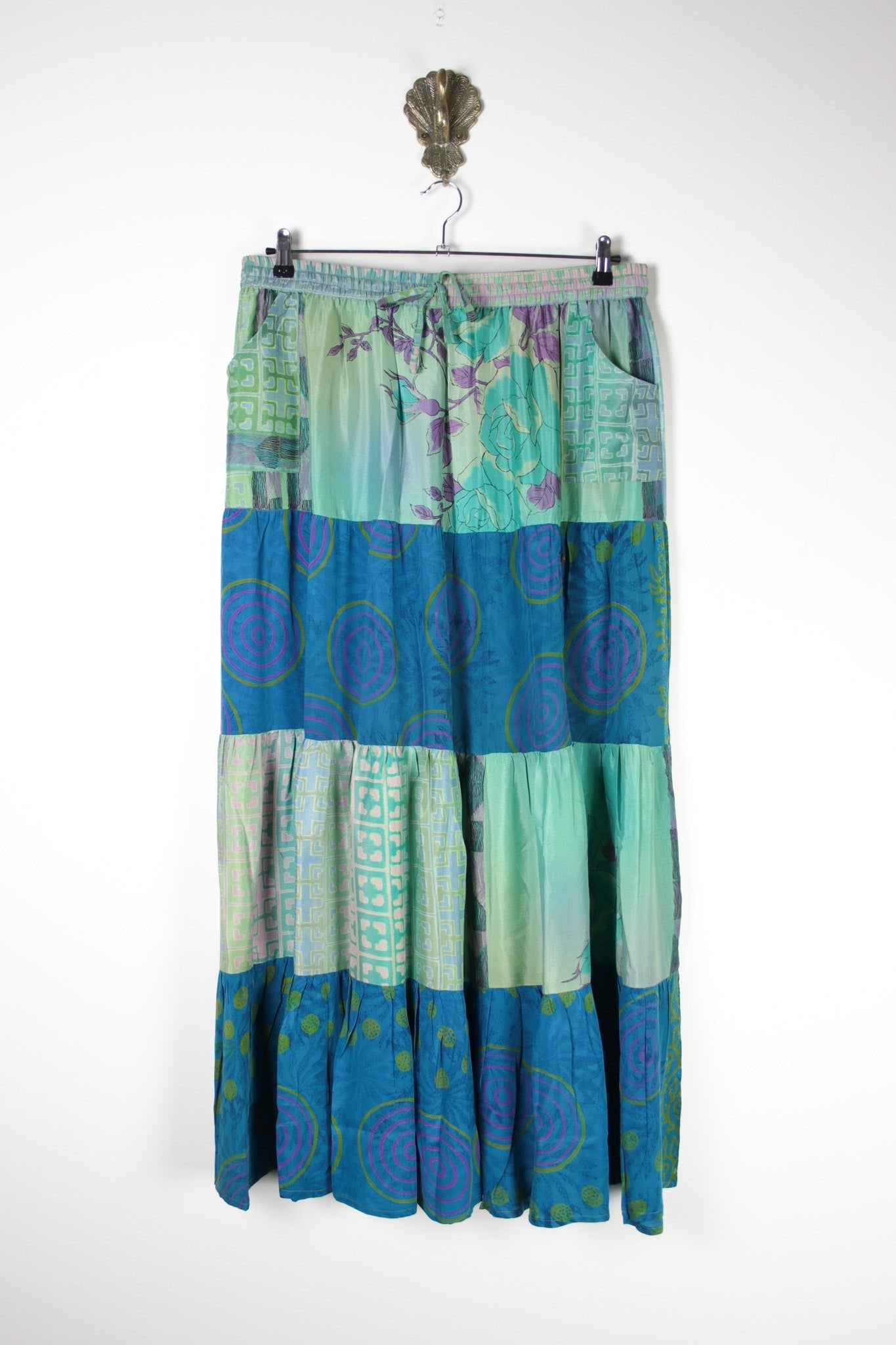Spellbound Silk Maxi Skirt 3XL (18695) SpellboundMaxi3XLRenewBohemian186951 Renew Bohemian Pty Ltd