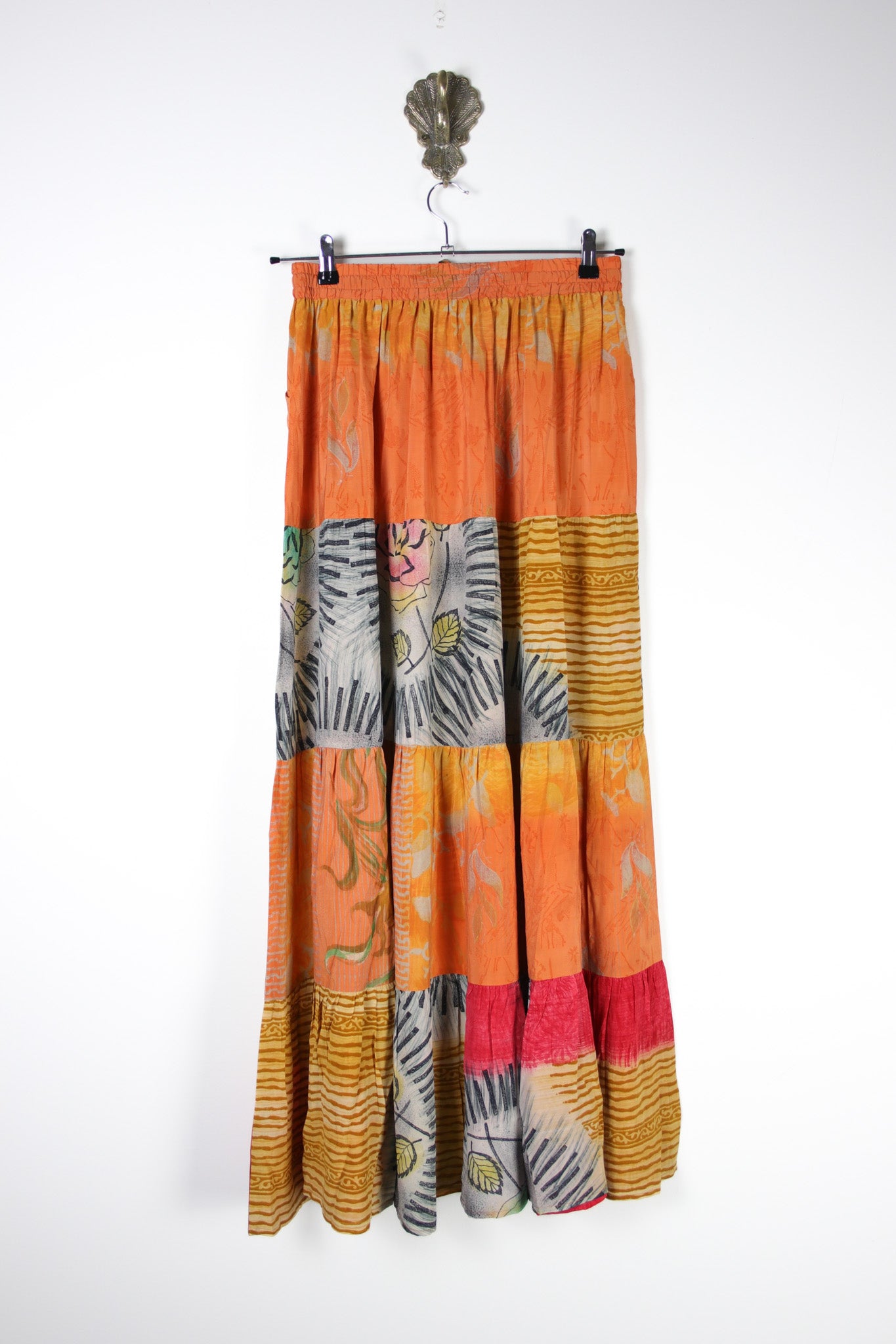 Spellbound Silk Maxi Skirt M (18650) SpellboundMaxiMRenewBohemian186502 Renew Bohemian Pty Ltd
