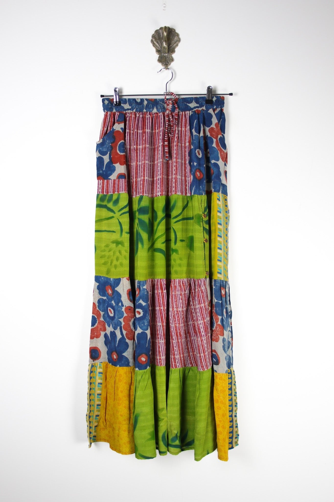Spellbound Silk Maxi Skirt M (18653) SpellboundMaxiMRenewBohemian186531 Renew Bohemian Pty Ltd