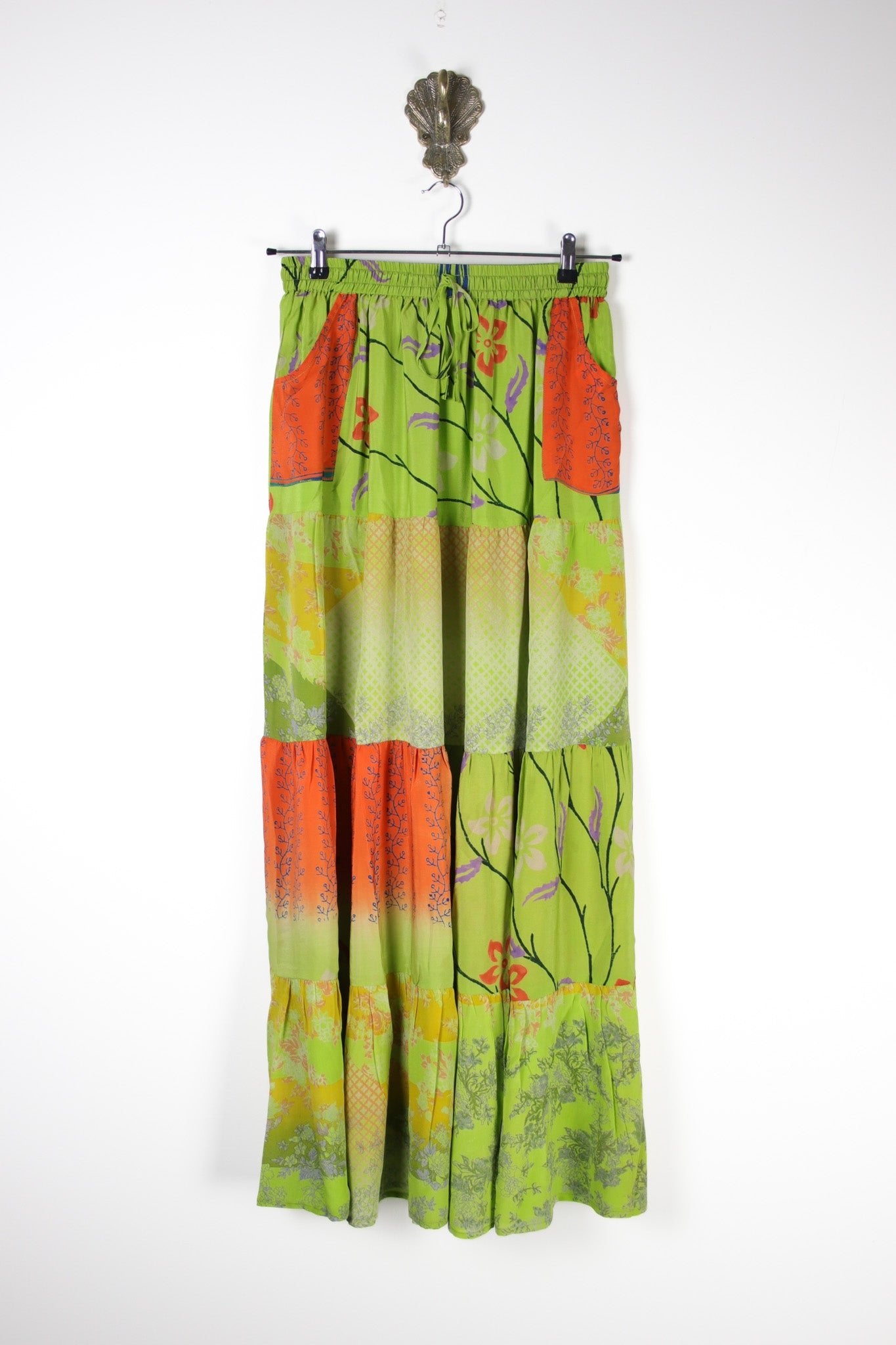 Spellbound Silk Maxi Skirt M (18657) SpellboundMaxiMRenewBohemian186571 Renew Bohemian Pty Ltd