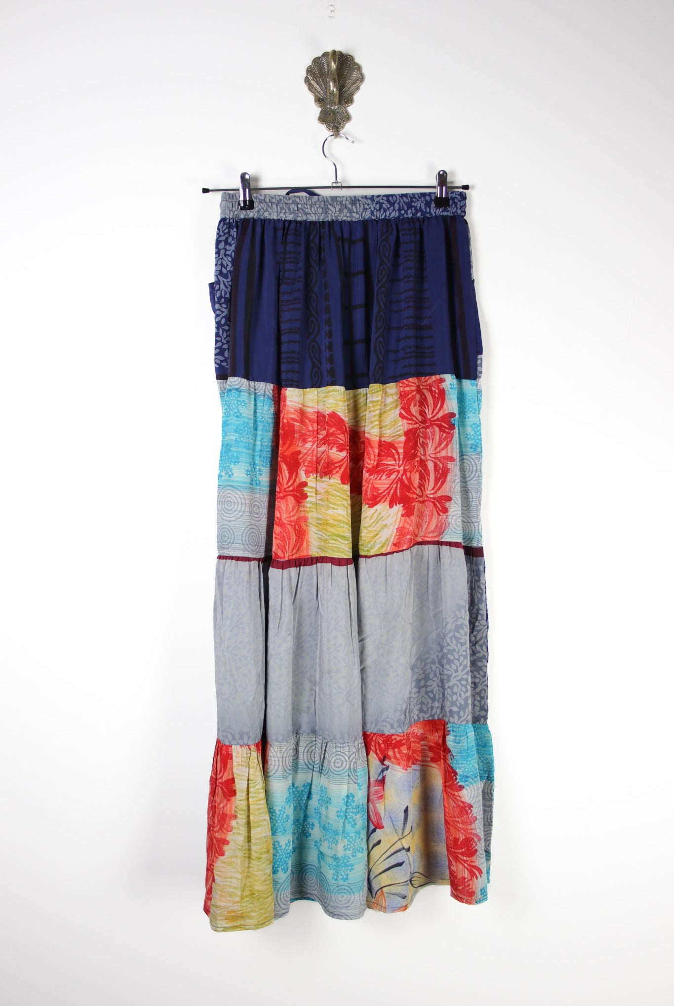 Spellbound Silk Maxi Skirt M (18658) SpellboundMaxiMRenewBohemian186582 Renew Bohemian Pty Ltd