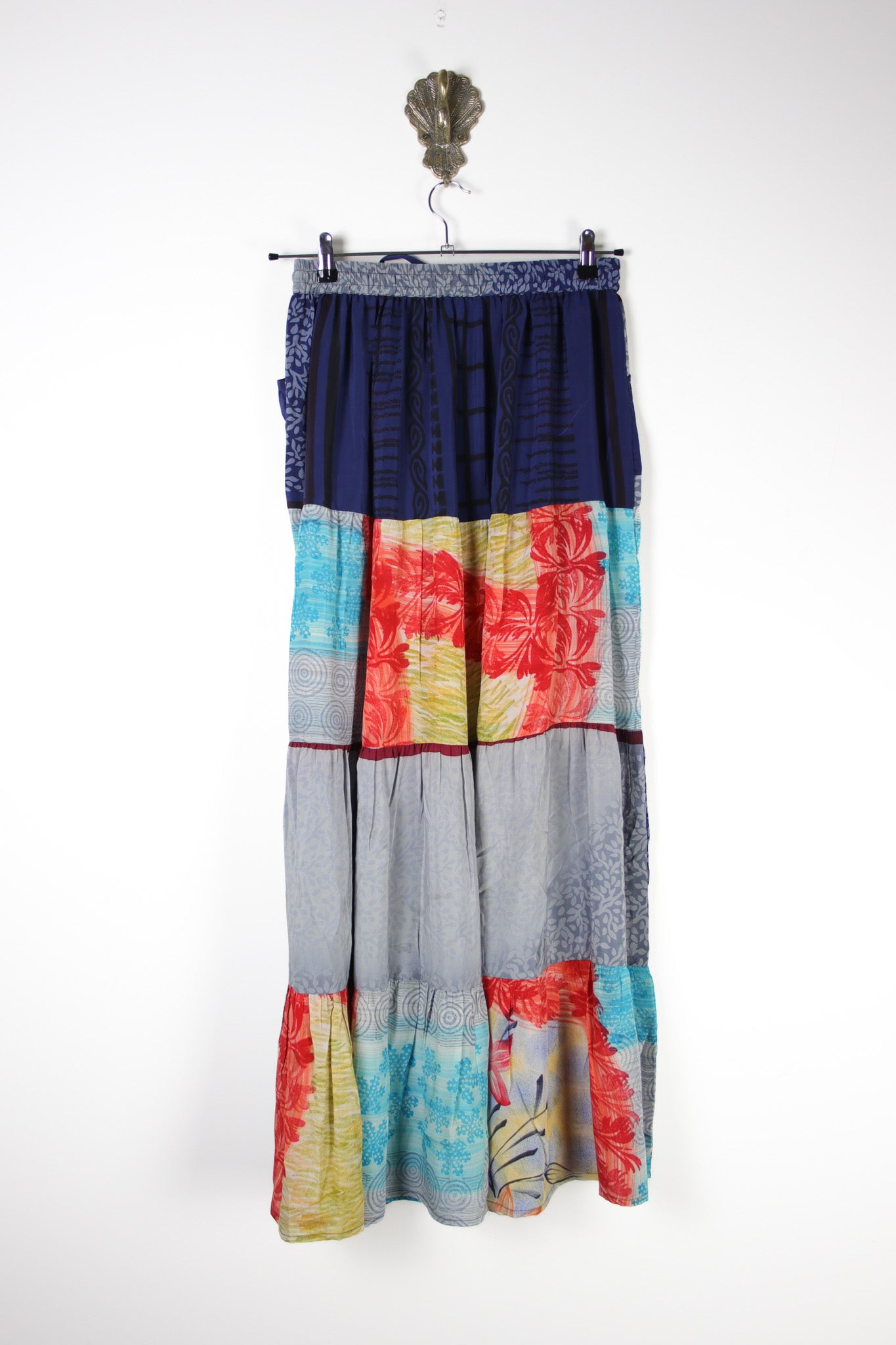 Spellbound Silk Maxi Skirt M (18658) SpellboundMaxiMRenewBohemian186582 Renew Bohemian Pty Ltd