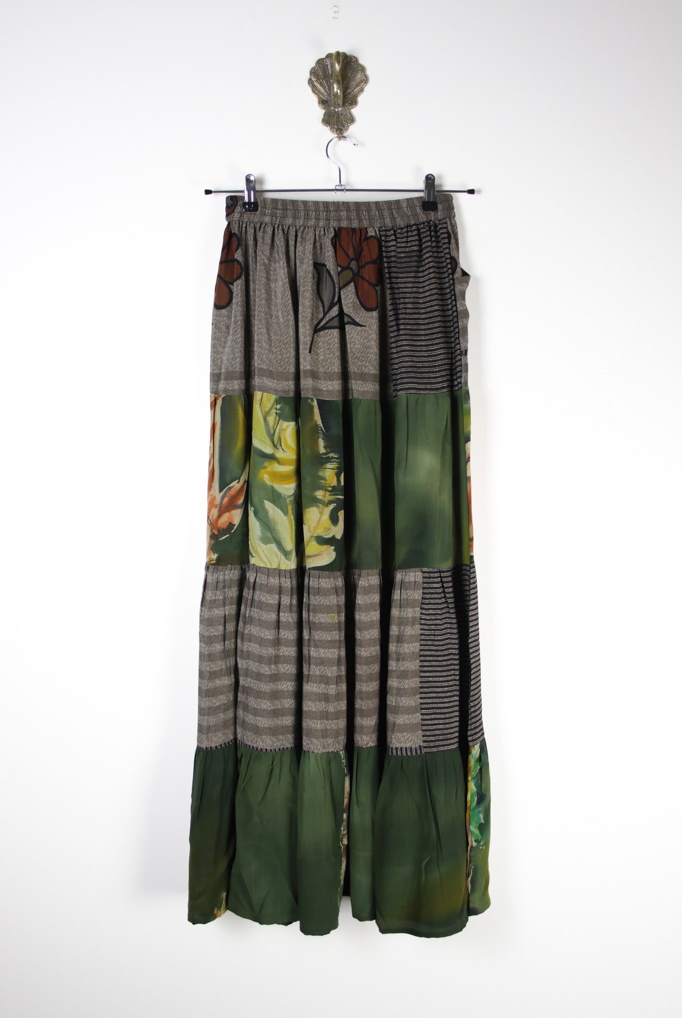 Spellbound Silk Maxi Skirt S (18642) SpellboundMaxiSRenewBohemian186422 Renew Bohemian Pty Ltd