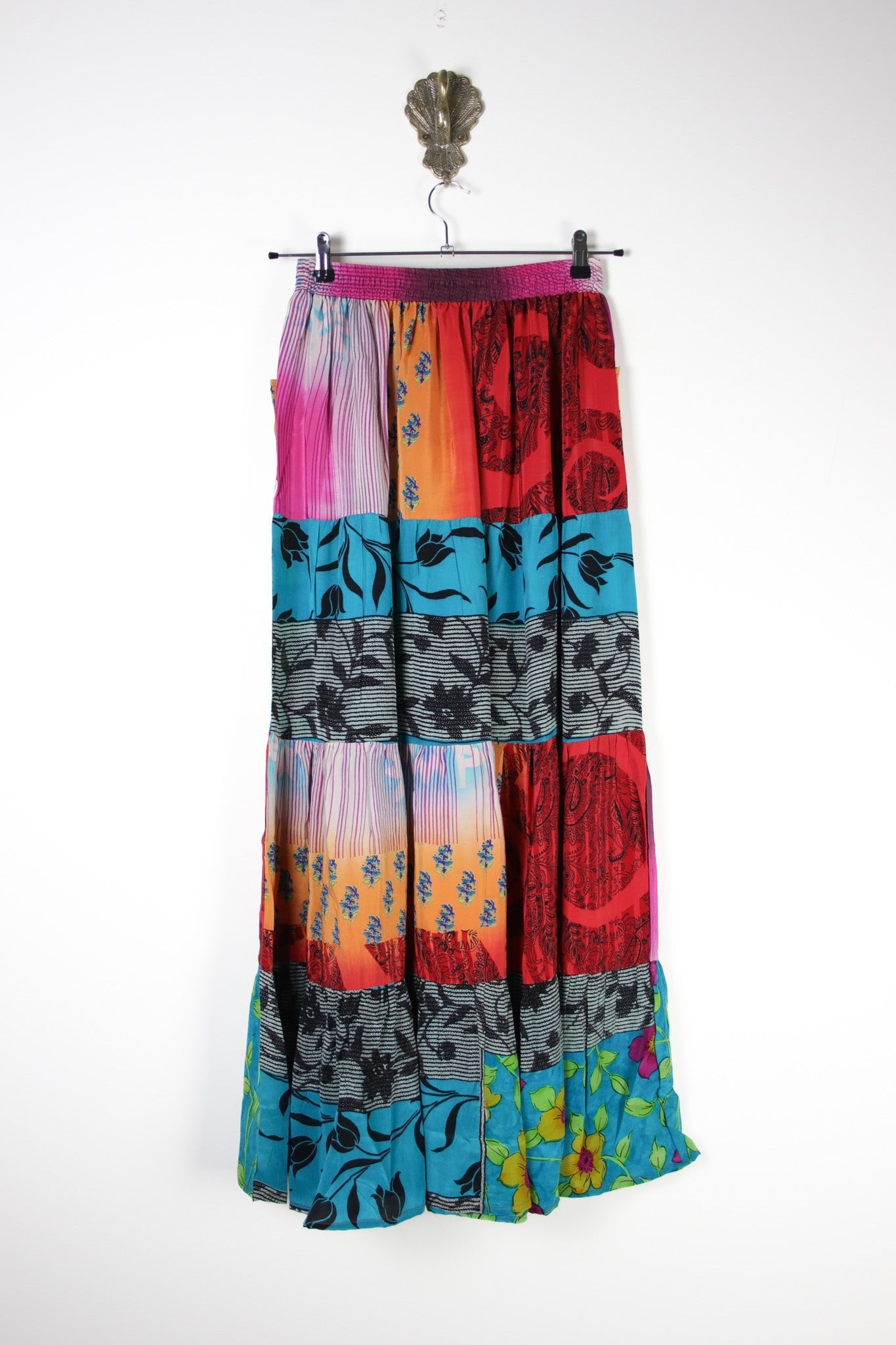 Spellbound Silk Maxi Skirt S (18646) SpellboundMaxiSRenewBohemian186462 Renew Bohemian Pty Ltd
