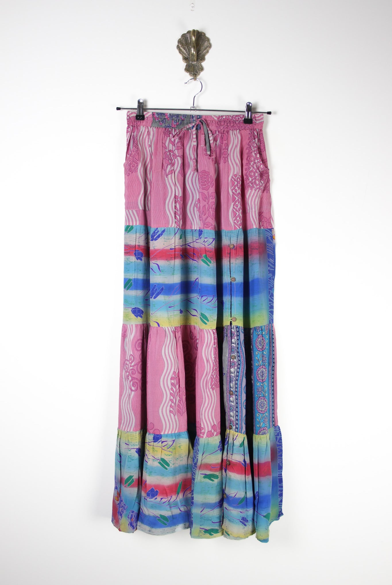 Spellbound Silk Maxi Skirt S (18649) SpellboundMaxiSRenewBohemian186491 Renew Bohemian Pty Ltd