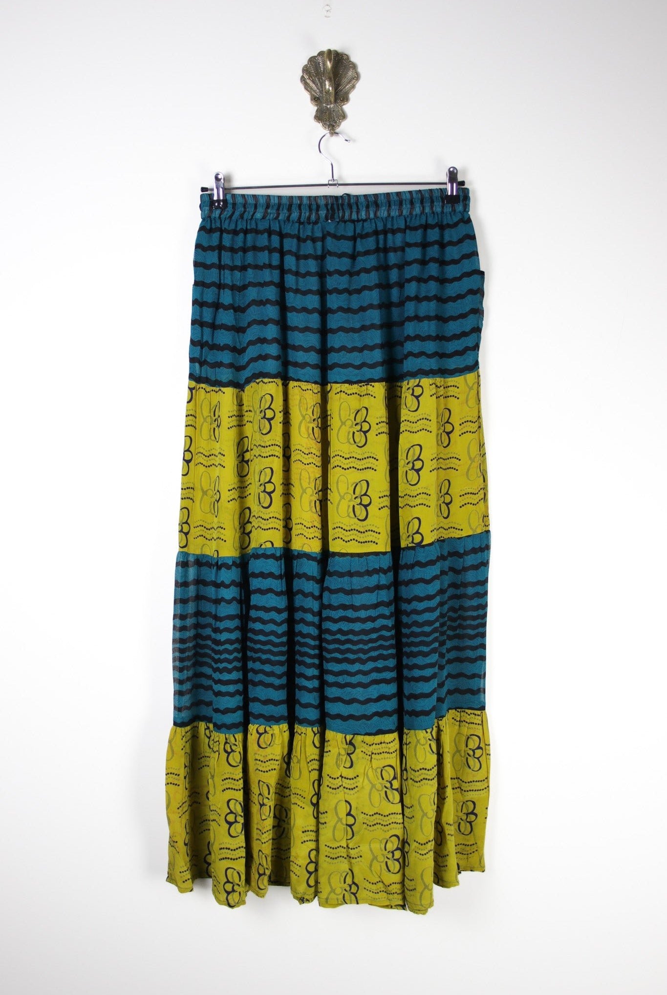 Spellbound Silk Maxi Skirt XL (18674) SpellboundMaxiXLRenewBohemian186742 Renew Bohemian Pty Ltd
