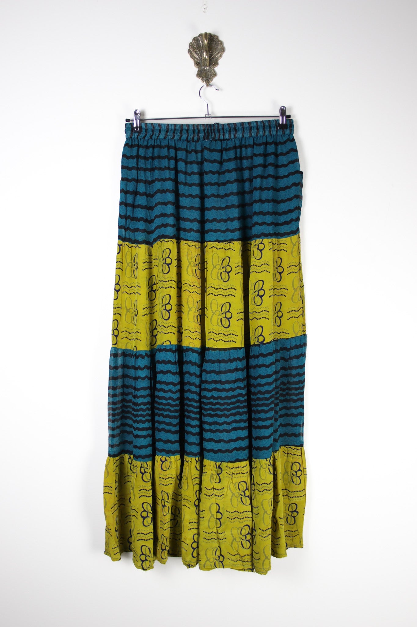 Spellbound Silk Maxi Skirt XL (18674)