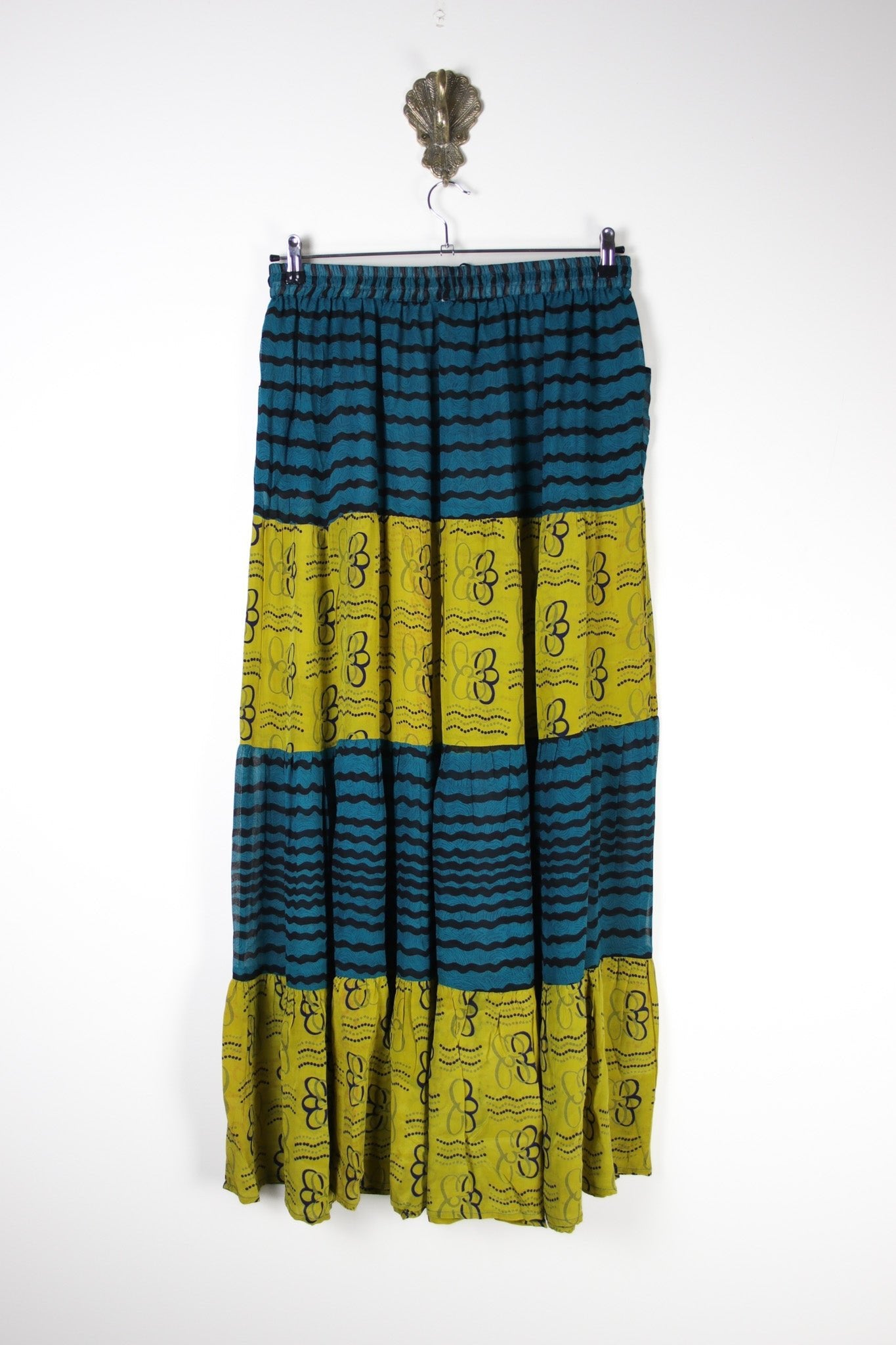 Spellbound Silk Maxi Skirt XL (18674) SpellboundMaxiXLRenewBohemian186742 Renew Bohemian Pty Ltd