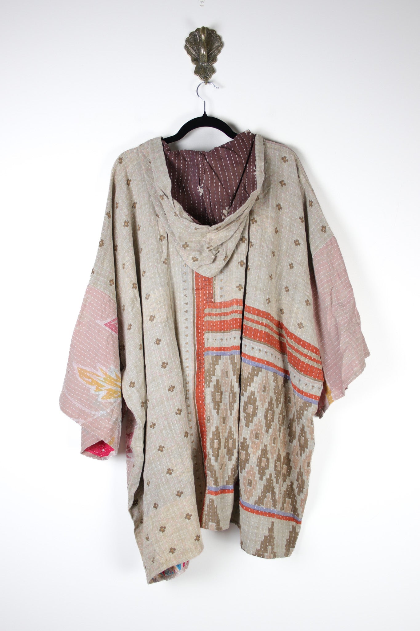 Sukha Hooded Kantha Tunic (16840)