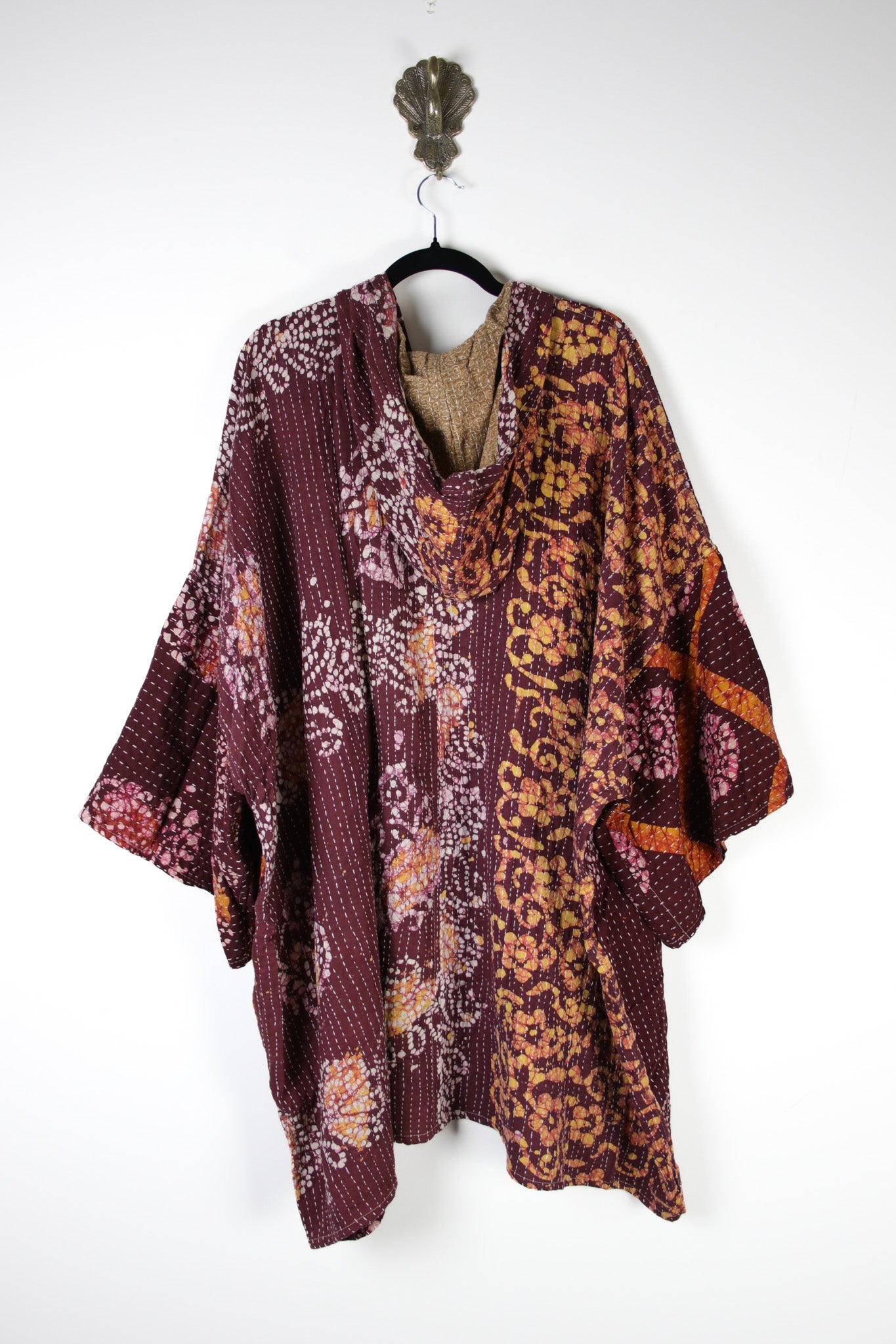 Sukha Hooded Kantha Tunic (16842)