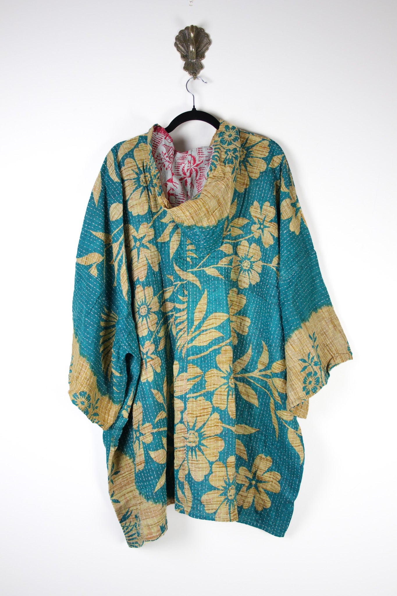 Sukha Hooded Kantha Tunic (16873)