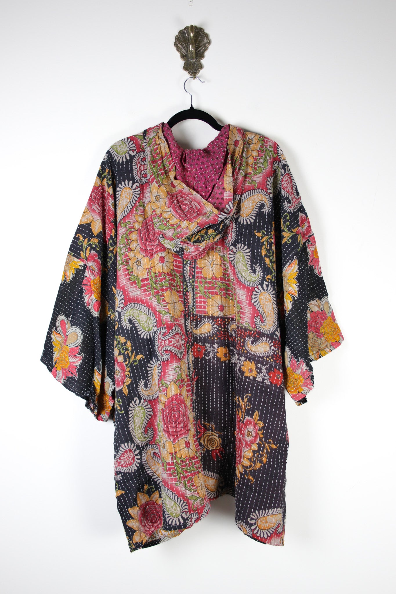 Sukha Hooded Kantha Tunic (16880)