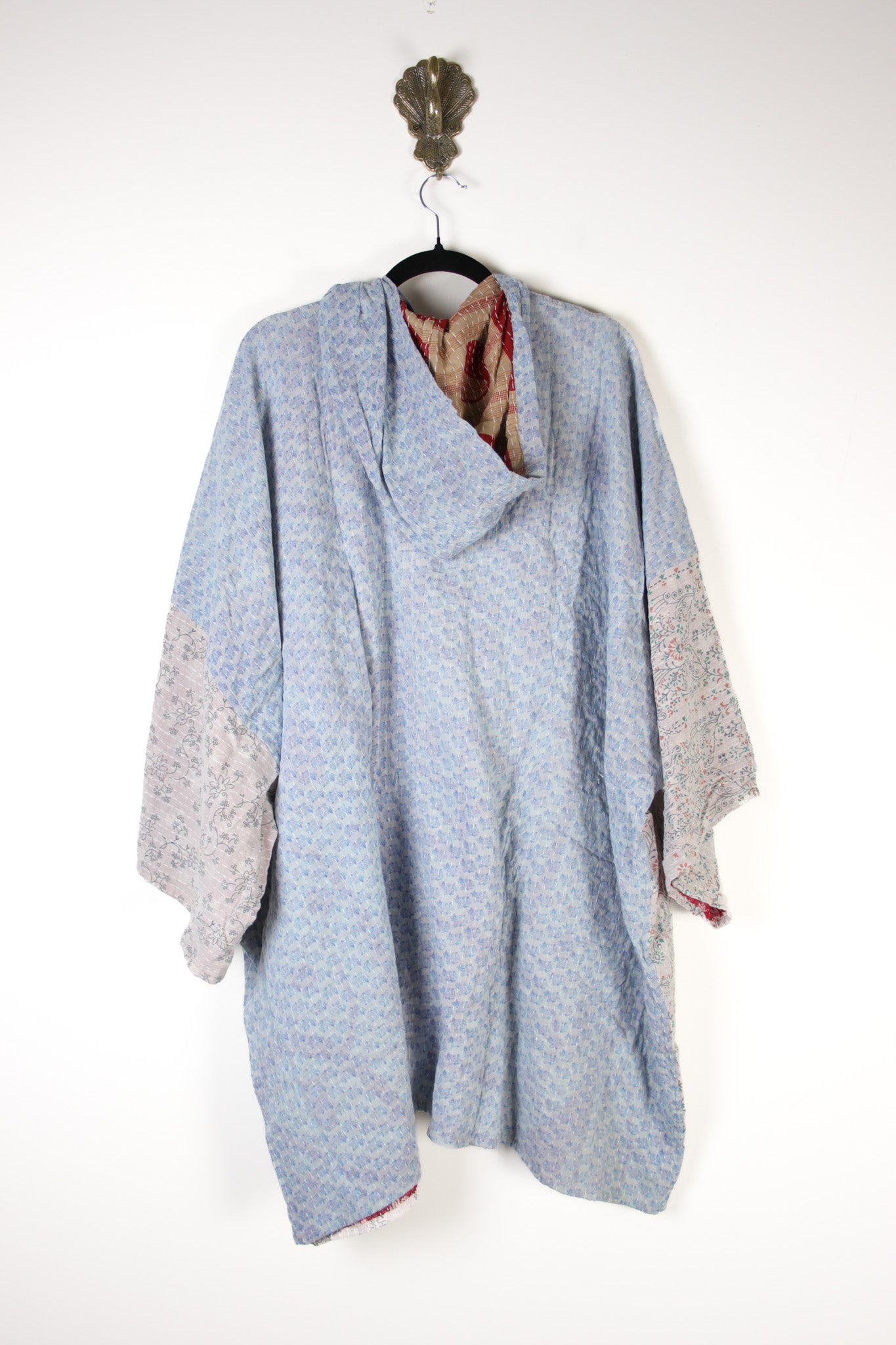 Sukha Hooded Kantha Tunic (16882)