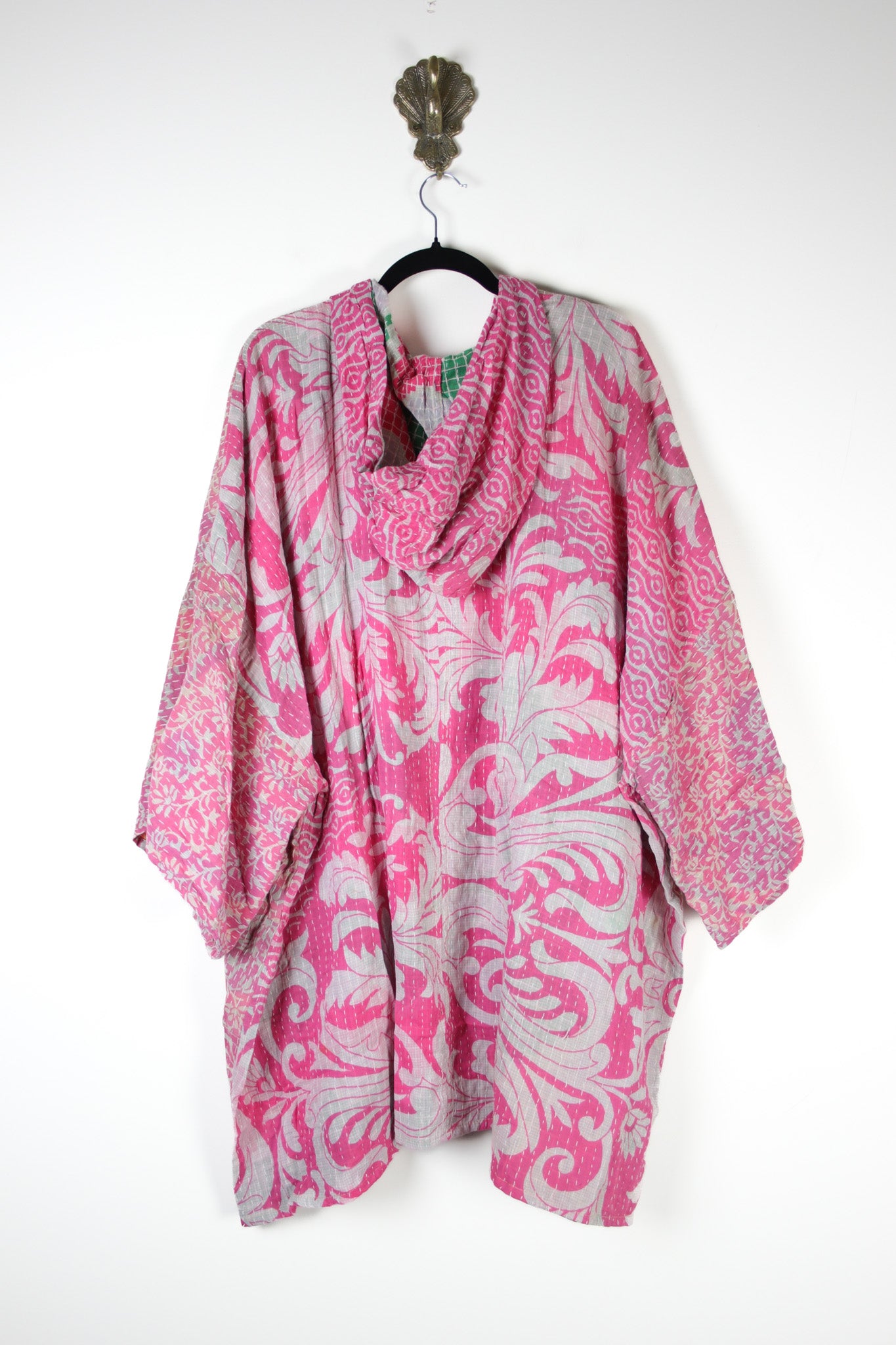 Sukha Hooded Kantha Tunic (16889)