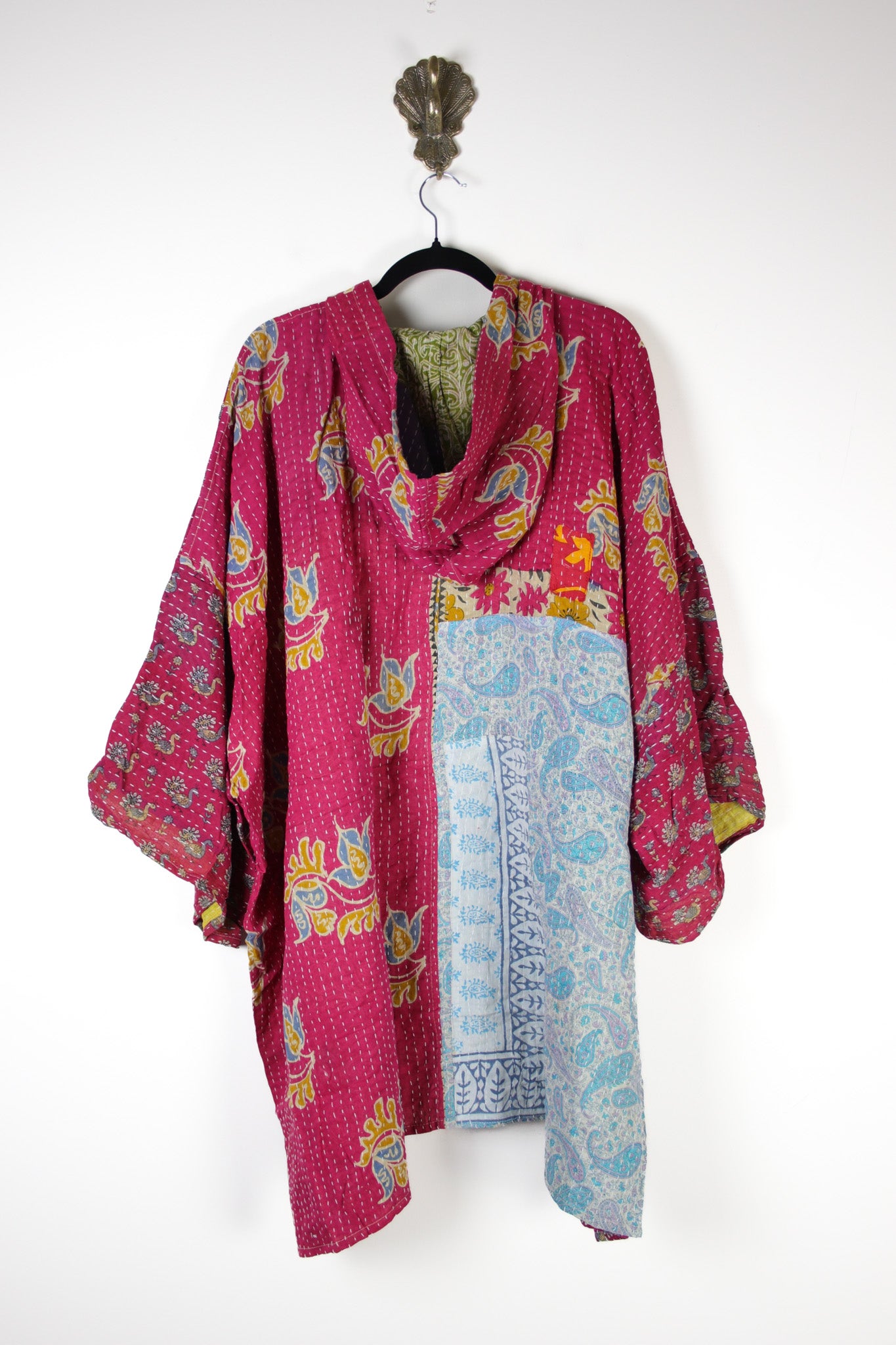 Sukha Hooded Kantha Tunic (16893)