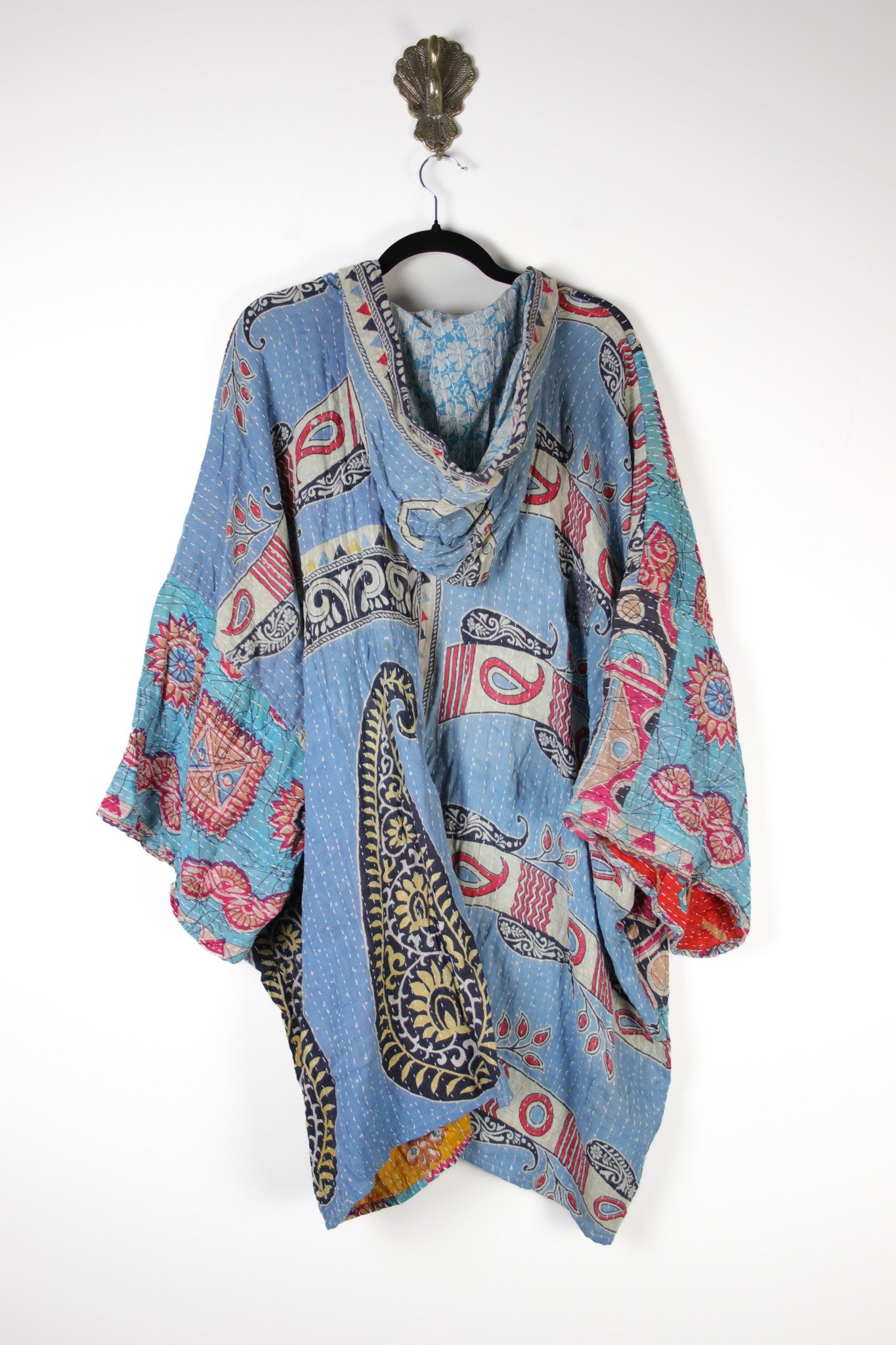 Sukha Hooded Kantha Tunic (16909)