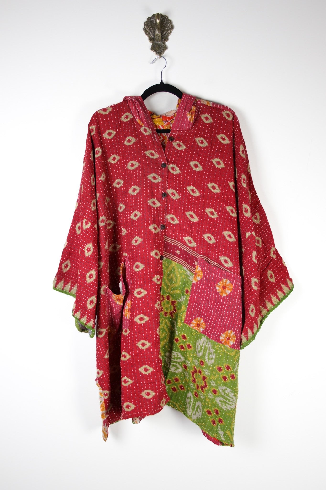 Sukha Kantha Tunic (16911) SukhaRobeRenewVintage169111 Renew Bohemian Pty Ltd