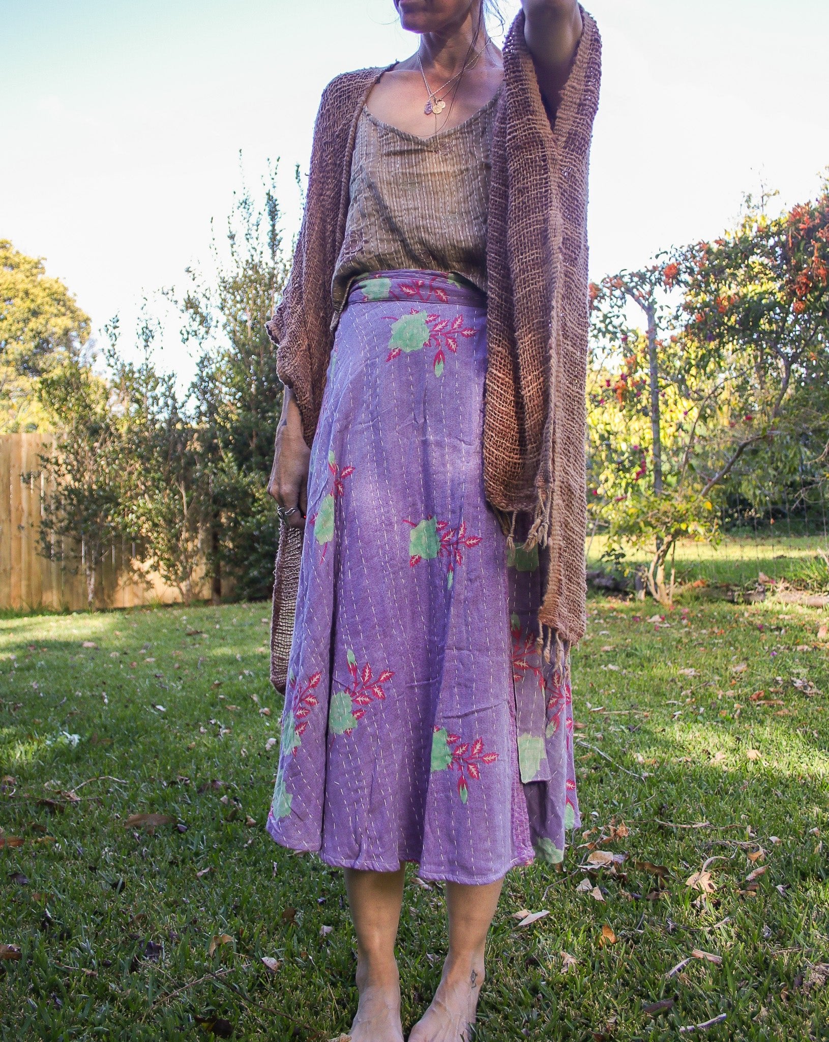 Wholesale Lot - Sundar Wrap Skirts - 6qty Sunday_Kantha_Cami2 Renew Bohemian Pty Ltd