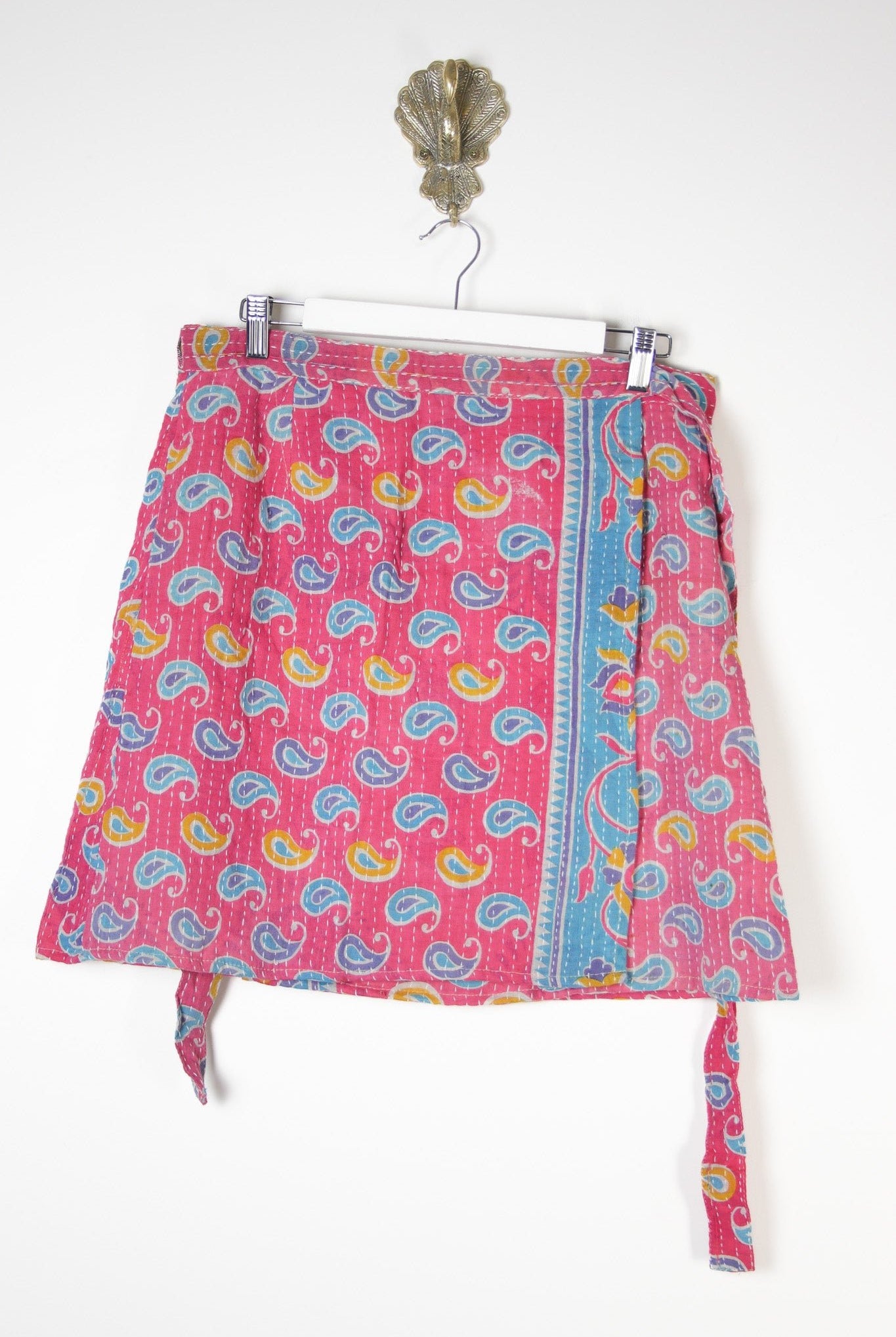 Traveller Wrap Skirt L (10755) TravellerSkirtLRenewVintage107551_92aad5c6-e6f0-44cc-bbdf-4411d82cd1f3 Renew Bohemian Pty Ltd