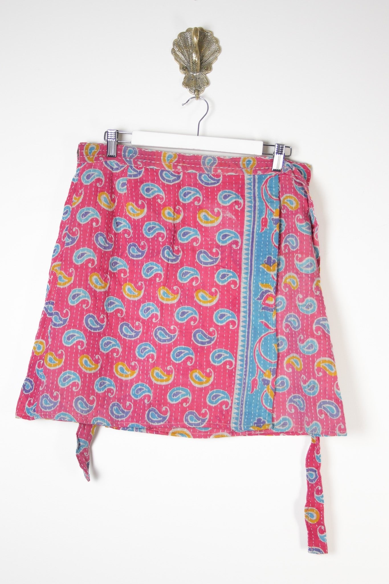 Traveller Wrap Skirt L (10755) TravellerSkirtLRenewVintage107551_92aad5c6-e6f0-44cc-bbdf-4411d82cd1f3 Renew Bohemian Pty Ltd