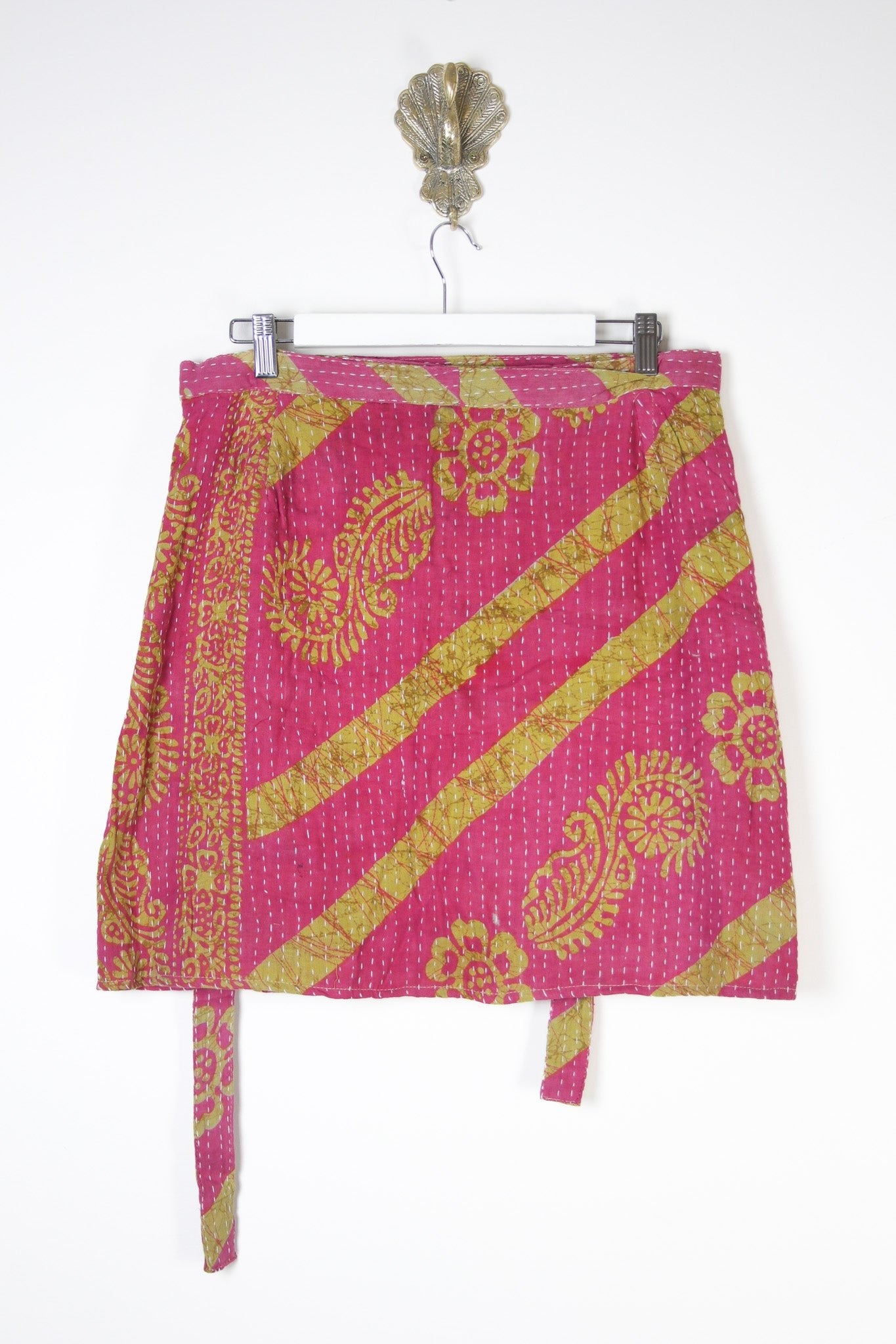 Traveller Wrap Skirt L (10757) TravellerSkirtLRenewVintage107572_2cd62534-24f0-482b-86ed-758b43ef2b26 Renew Bohemian Pty Ltd