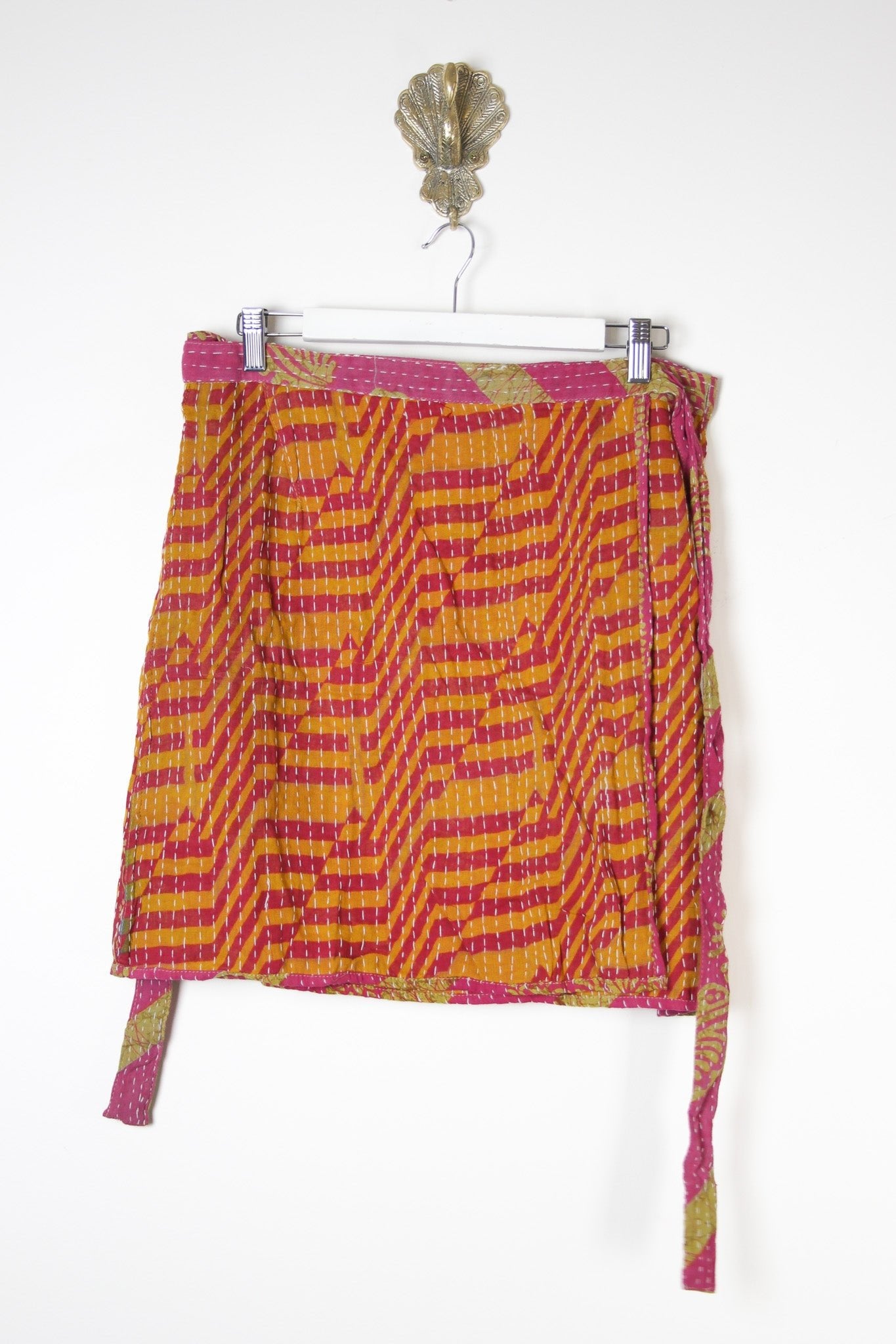 Traveller Wrap Skirt L (10757) TravellerSkirtLRenewVintage107573_3325278d-7237-4ba2-87c7-db6e82865521 Renew Bohemian Pty Ltd