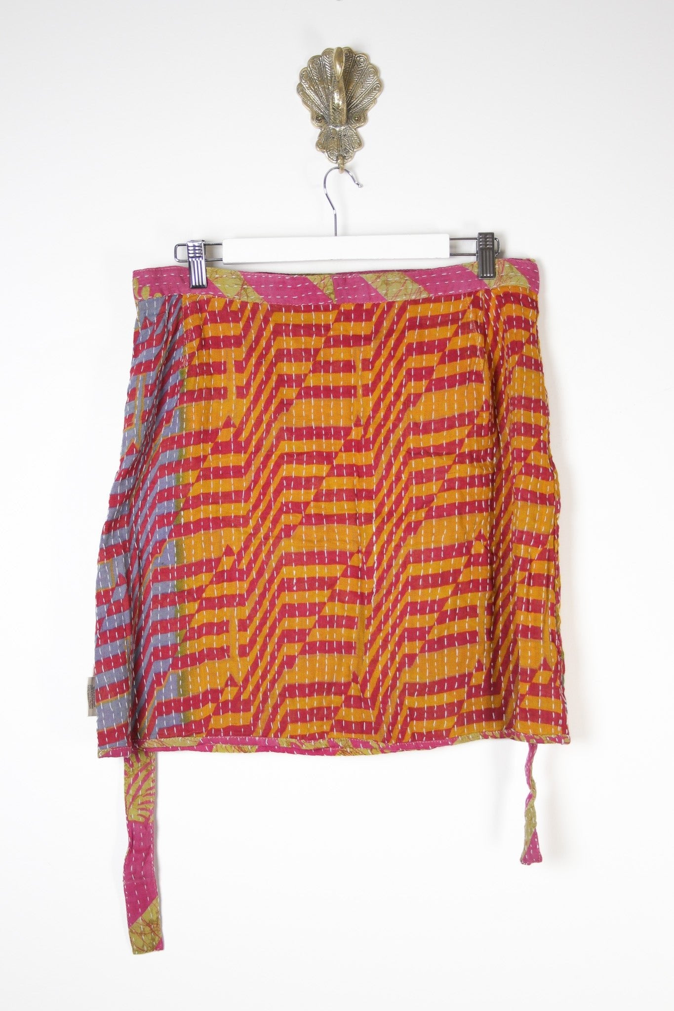Traveller Wrap Skirt L (10757) TravellerSkirtLRenewVintage107574_22c44e4d-9a46-4808-877b-1a7e11083651 Renew Bohemian Pty Ltd
