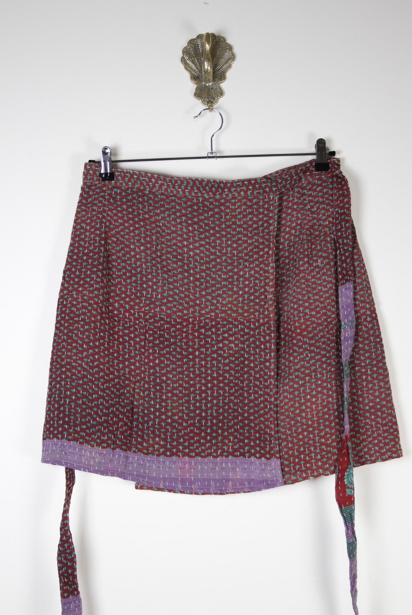Traveller Wrap Skirt L (17452) TravellerSkirtLRenewVintage174521 Renew Bohemian Pty Ltd