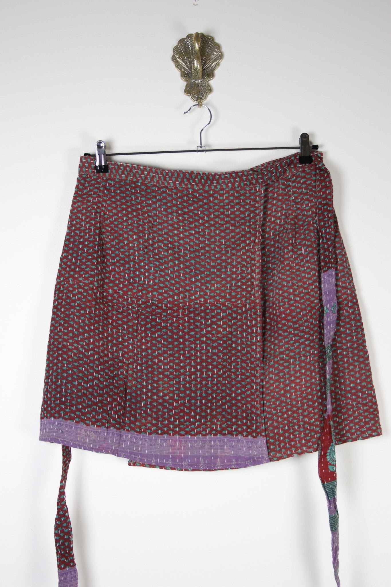 Traveller Wrap Skirt L (17452) TravellerSkirtLRenewVintage174521 Renew Bohemian Pty Ltd