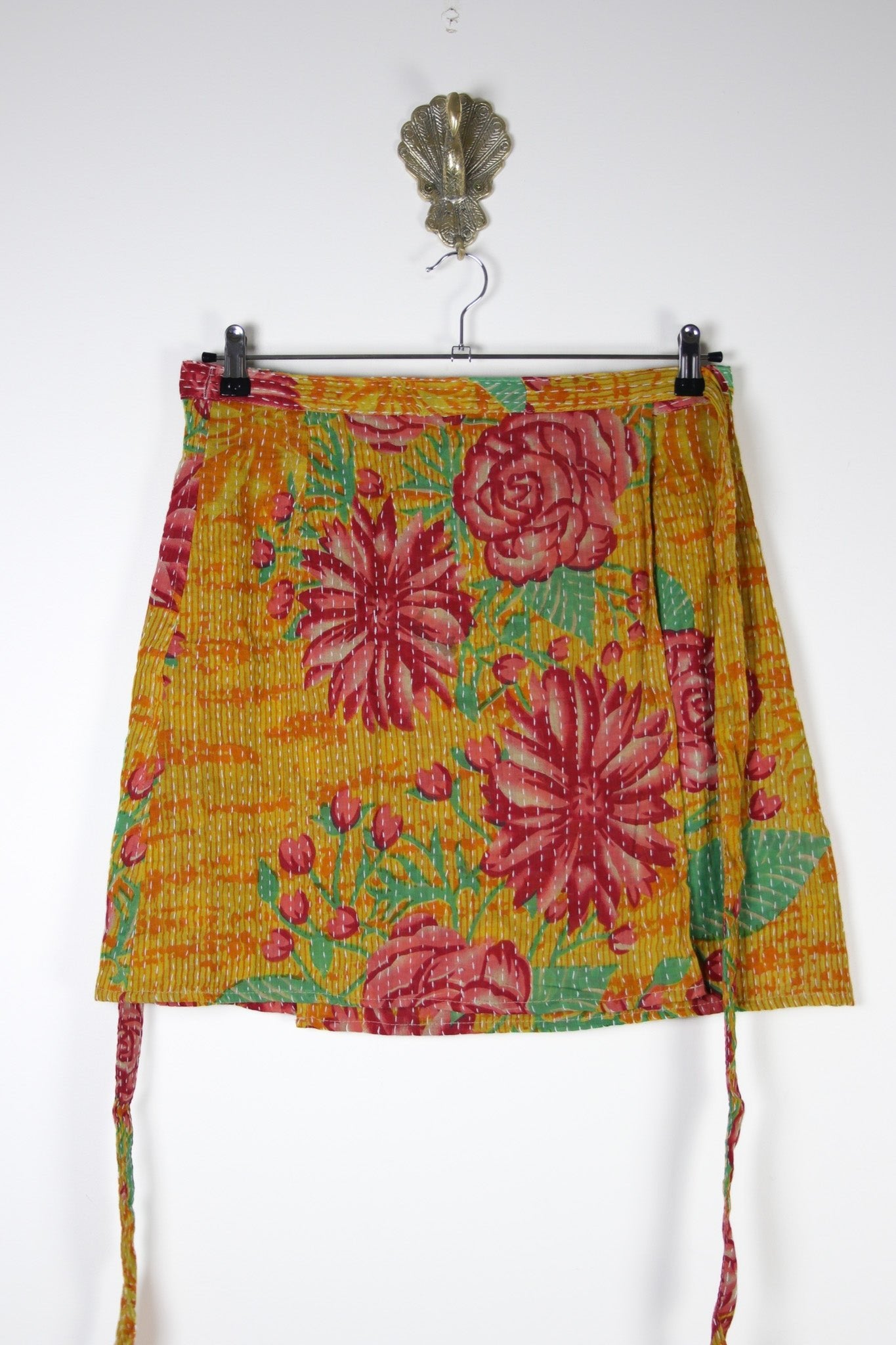 Traveller Wrap Skirt L (17455) TravellerSkirtLRenewVintage174551 Renew Bohemian Pty Ltd