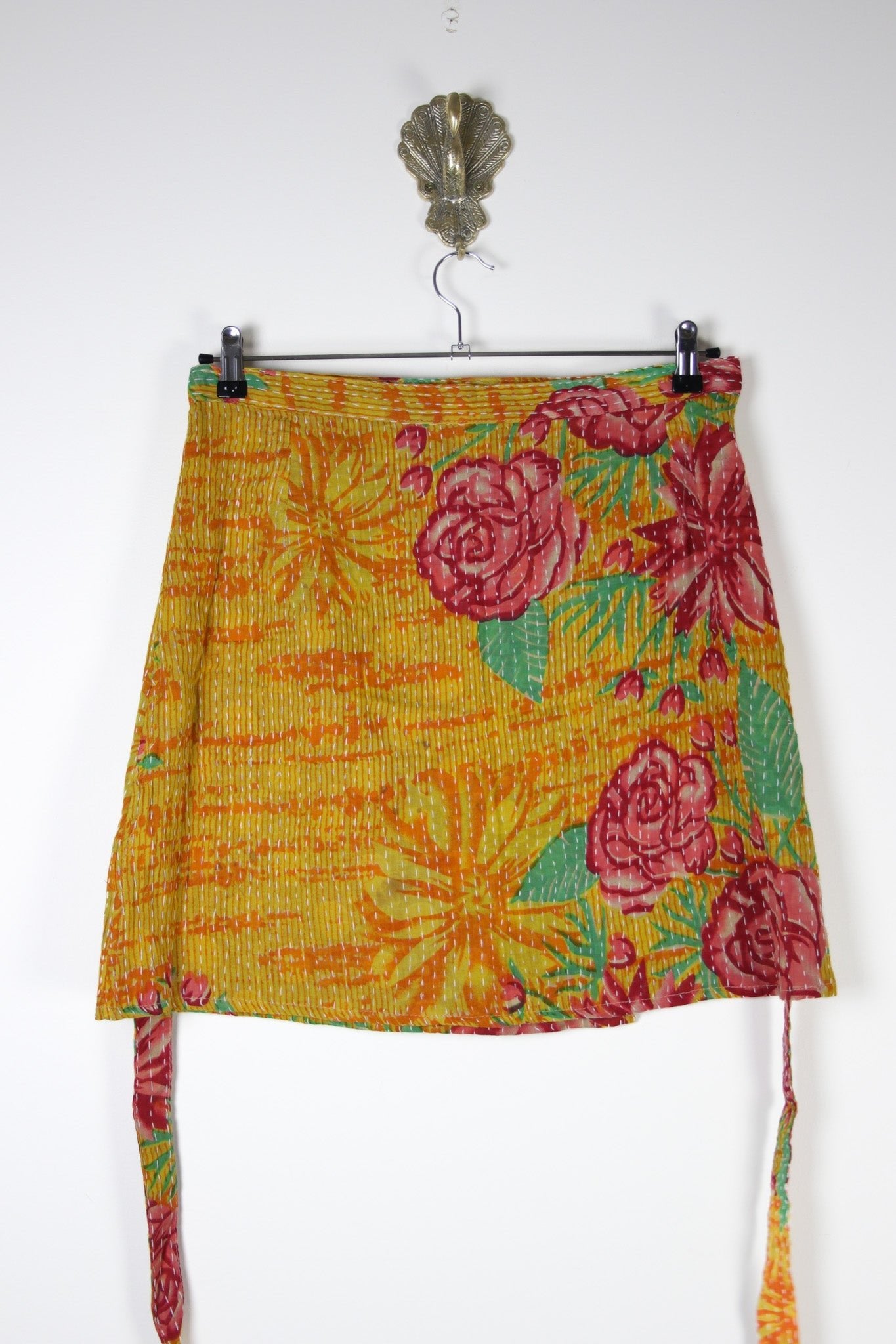 Traveller Wrap Skirt L (17455) TravellerSkirtLRenewVintage174552 Renew Bohemian Pty Ltd