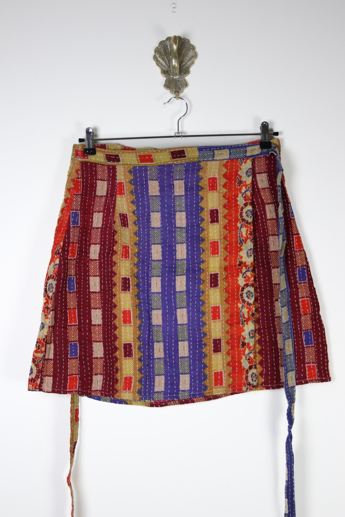 Traveller Wrap Skirt L (17456) TravellerSkirtLRenewVintage174561 Renew Vintage