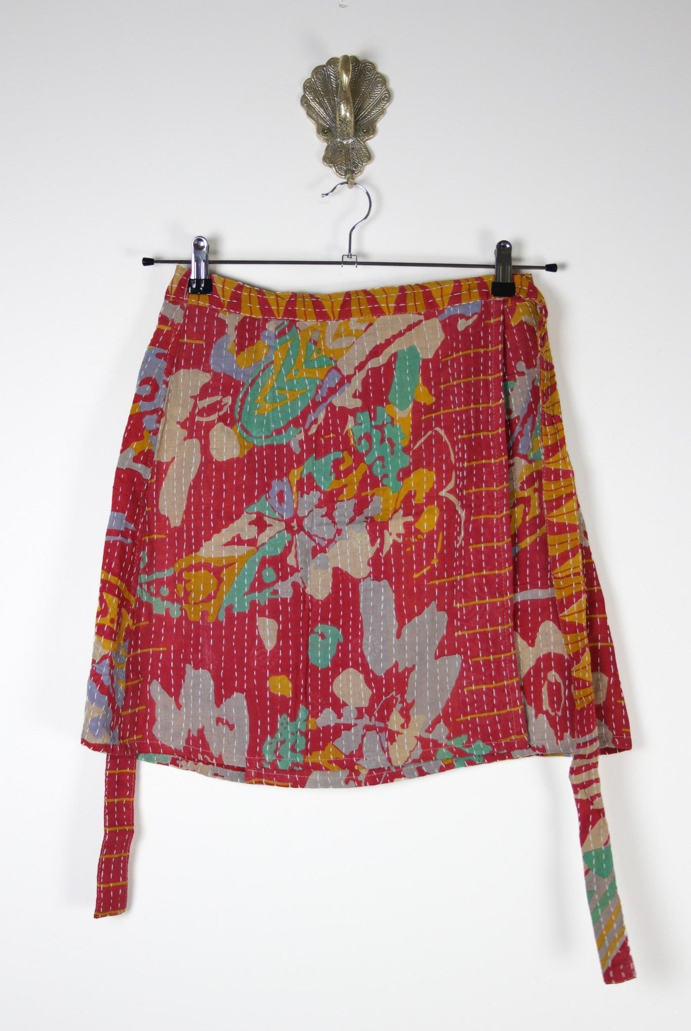 Traveller Wrap Skirt M (17444) TravellerSkirtMRenewVintage174441 Renew Bohemian Pty Ltd