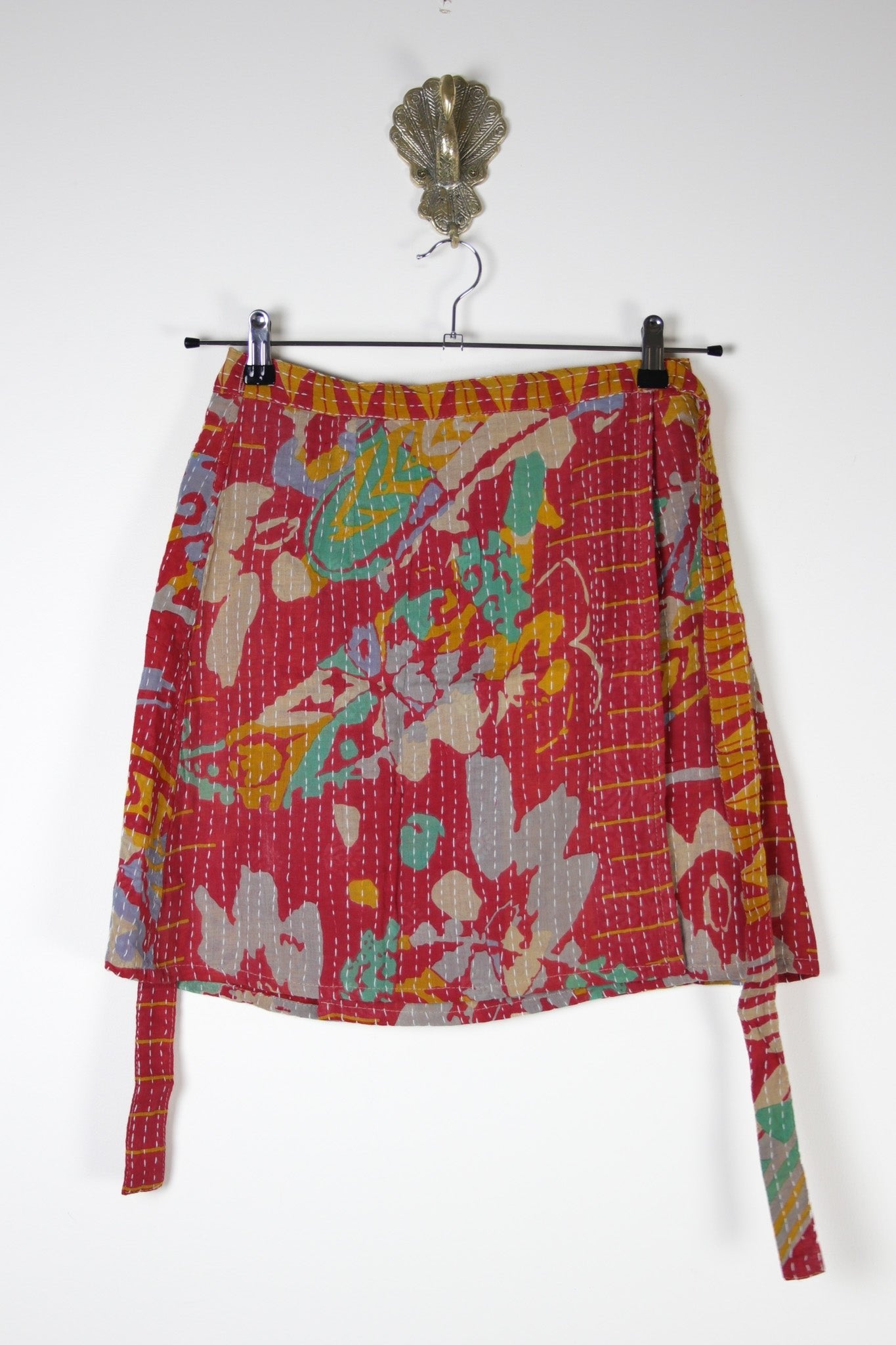 Traveller Wrap Skirt M (17444) TravellerSkirtMRenewVintage174441 Renew Bohemian Pty Ltd