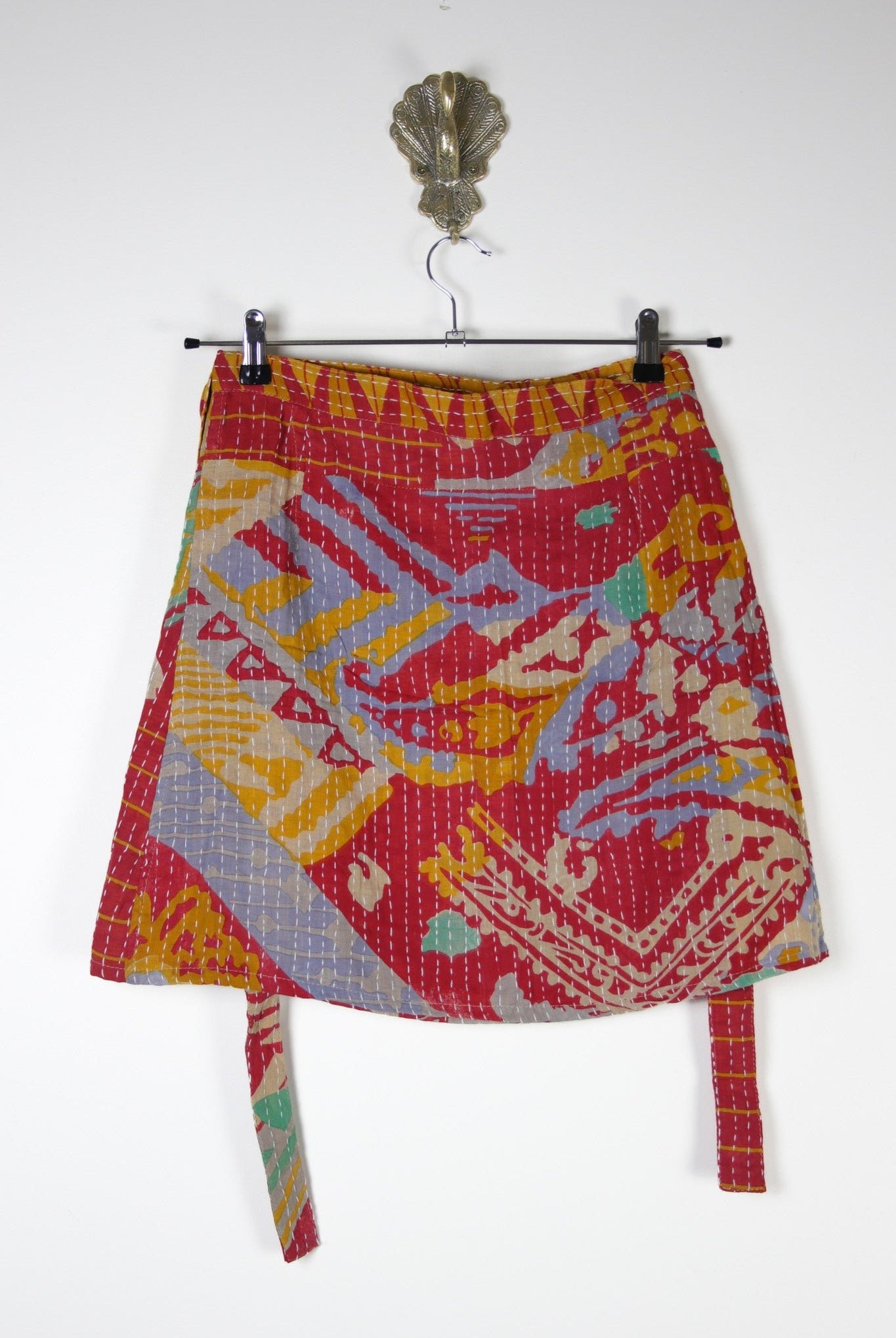 Traveller Wrap Skirt M (17444) TravellerSkirtMRenewVintage174442 Renew Bohemian Pty Ltd