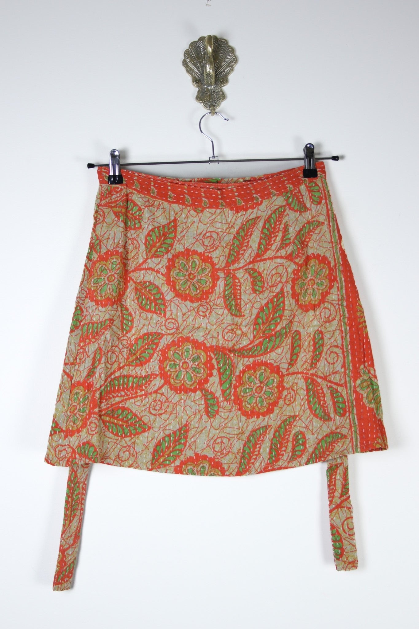 Traveller Wrap Skirt M (17447) TravellerSkirtMRenewVintage174472 Renew Bohemian Pty Ltd
