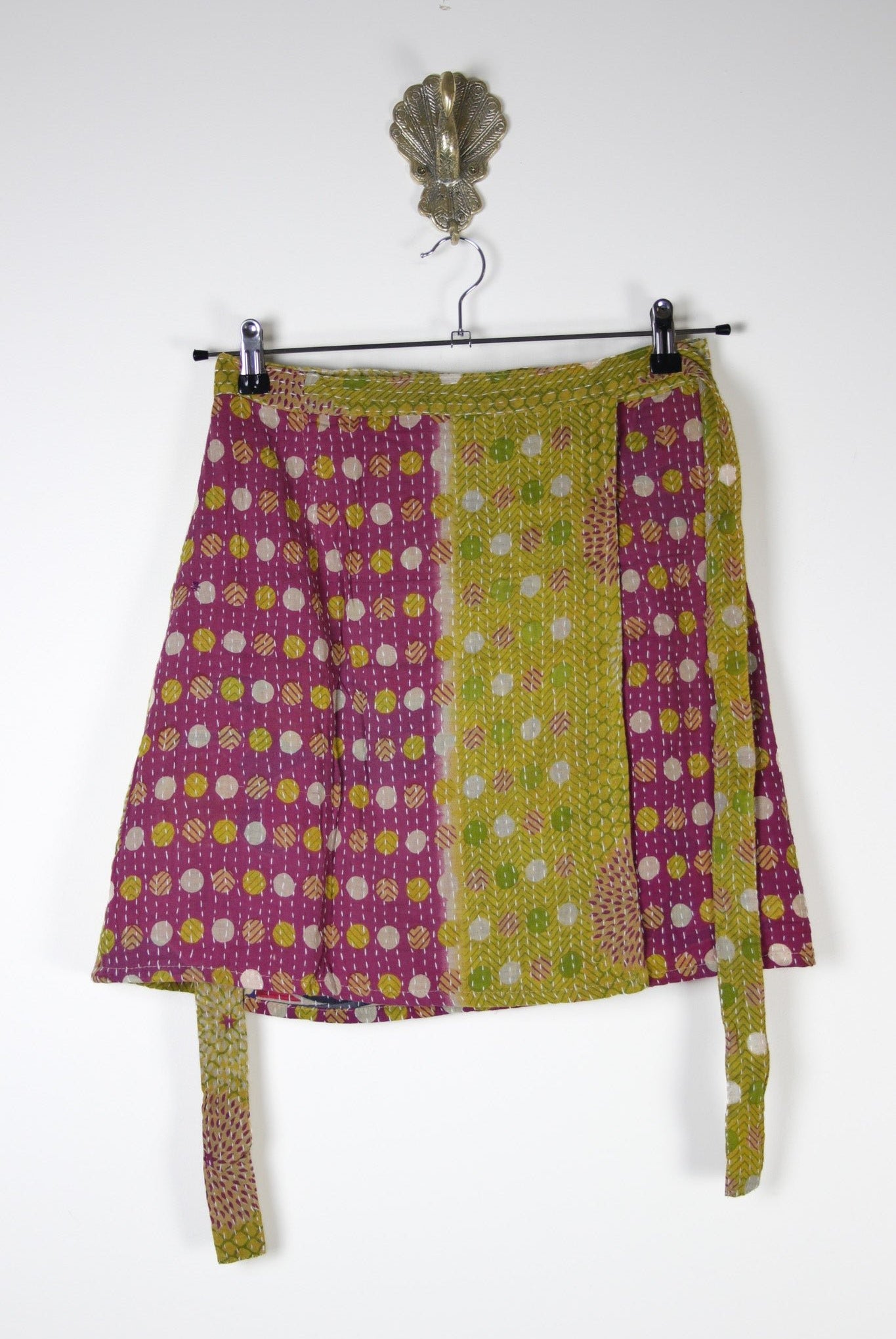 Traveller Wrap Skirt M (17450) TravellerSkirtMRenewVintage174501 Renew Bohemian Pty Ltd