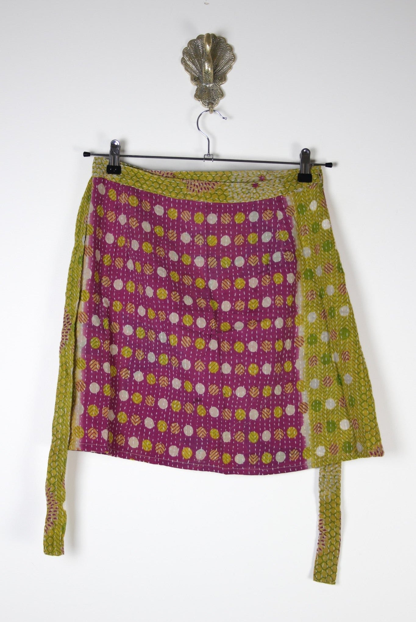 Traveller Wrap Skirt M (17450) TravellerSkirtMRenewVintage174502 Renew Bohemian Pty Ltd