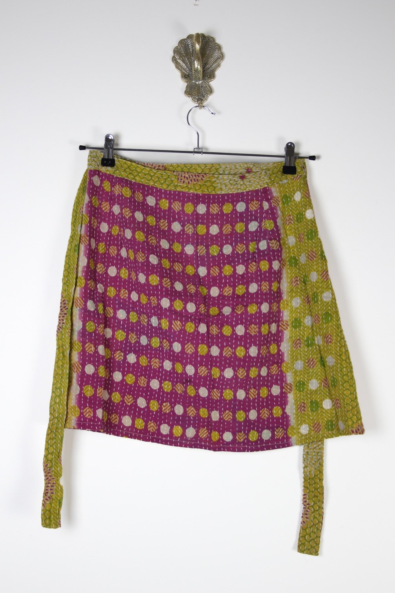 Traveller Wrap Skirt M (17450) TravellerSkirtMRenewVintage174502 Renew Bohemian Pty Ltd