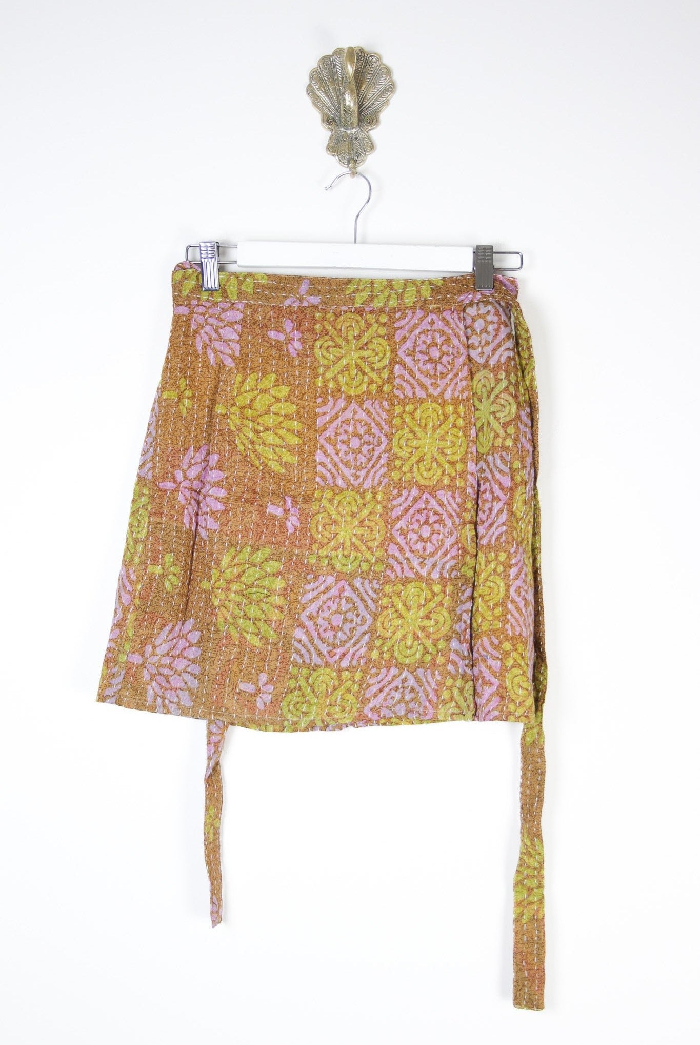Traveller Wrap Skirt S (10739) TravellerSkirtSRenewVintage107391_574f4a2a-0a23-4411-8027-b3f5d358d7a8 Renew Bohemian Pty Ltd