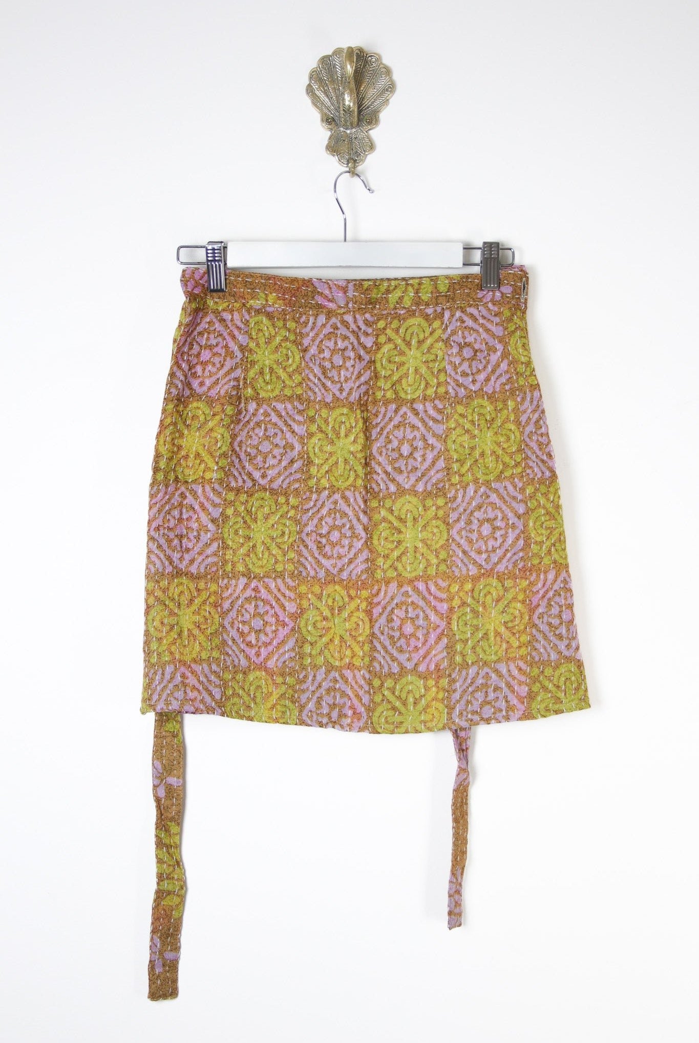 Traveller Wrap Skirt S (10739) TravellerSkirtSRenewVintage107392_21a7f655-83eb-409f-8fd8-01d66c21797a Renew Bohemian Pty Ltd