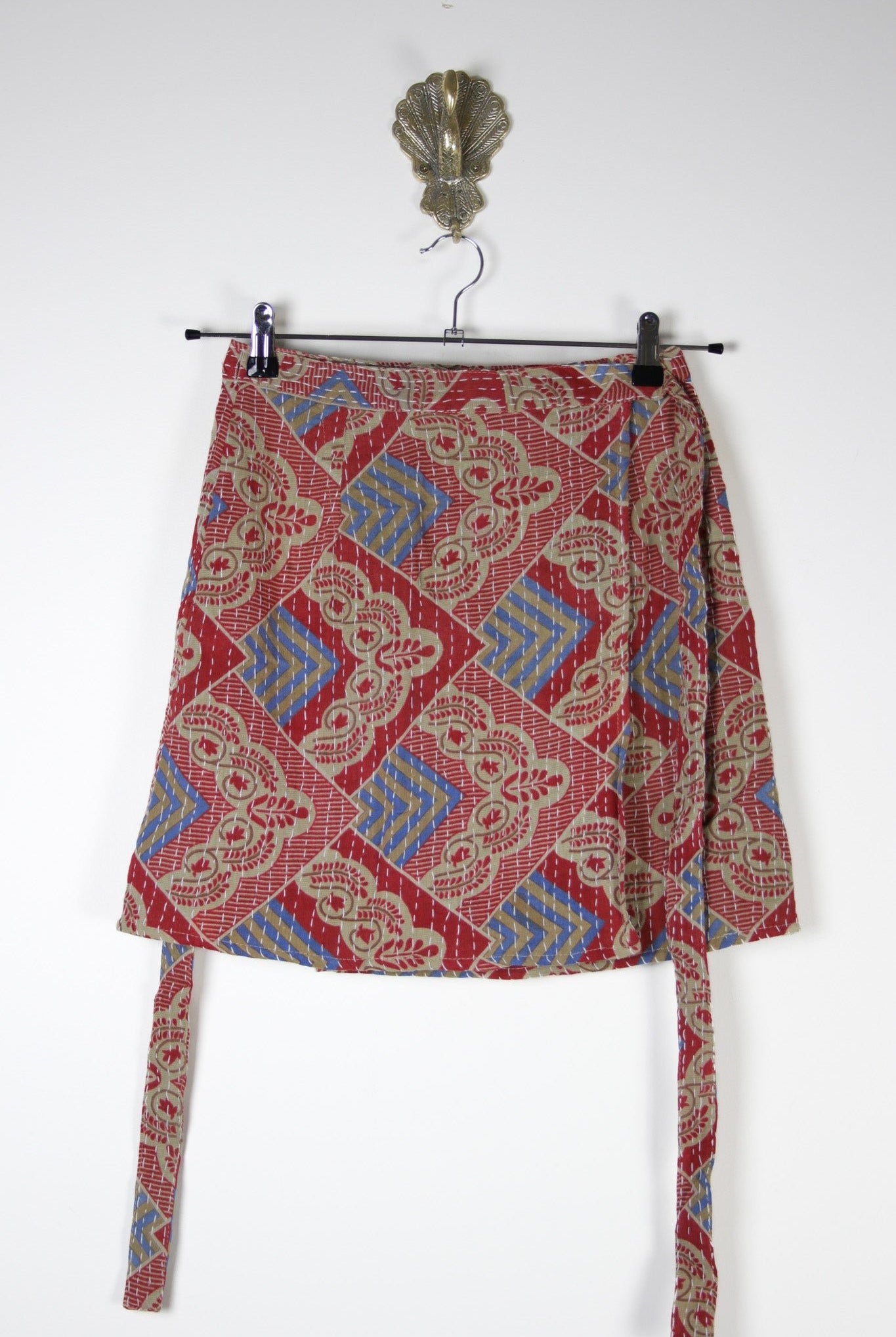 Traveller Wrap Skirt S (17435) TravellerSkirtSRenewVintage174351 Renew Bohemian Pty Ltd