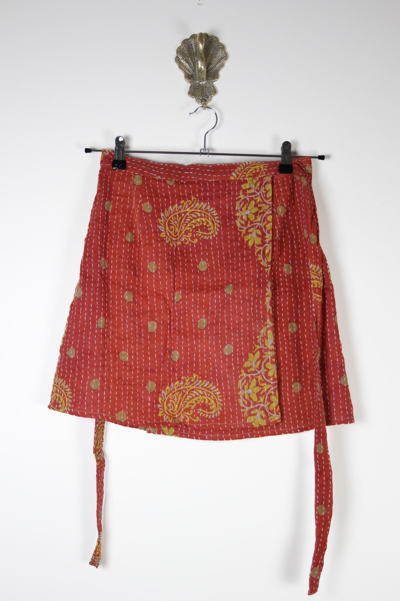 Traveller Wrap Skirt S (17437) TravellerSkirtSRenewVintage174371 Renew Bohemian Pty Ltd
