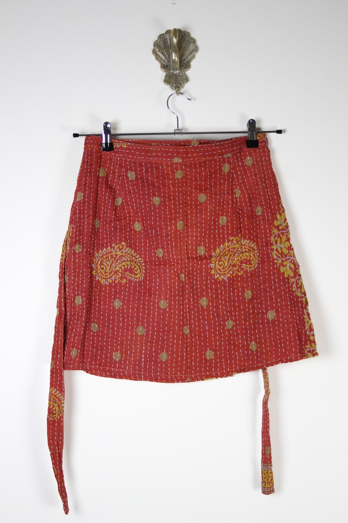 Traveller Wrap Skirt S (17437) TravellerSkirtSRenewVintage174372 Renew Bohemian Pty Ltd