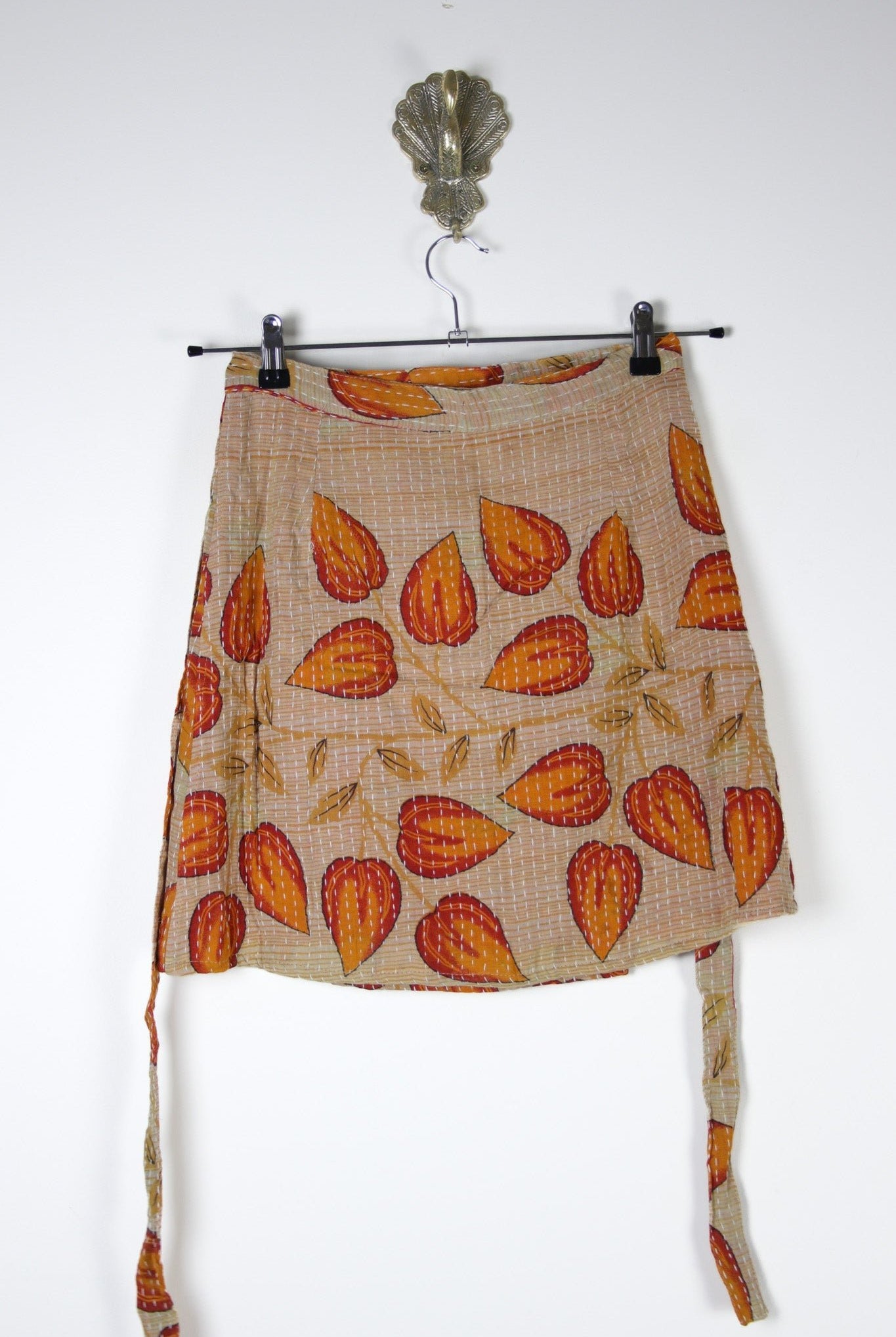 Traveller Wrap Skirt S (17440) TravellerSkirtSRenewVintage174402 Renew Bohemian Pty Ltd