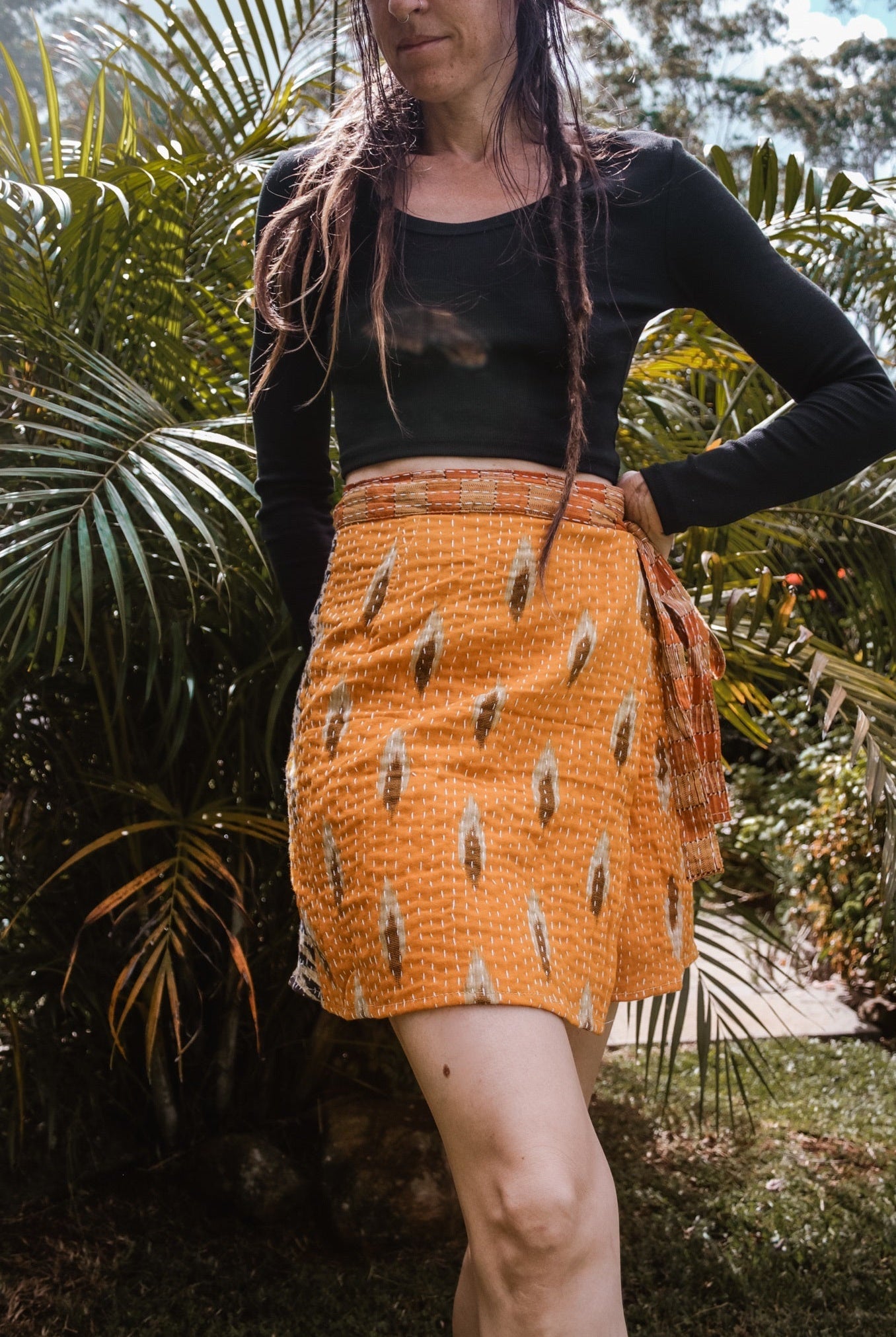 Wholesale Lot - Traveller Wrap Skirts - 8qty Traveller_Wrap_Skirt_RenewVintage_1_copy Renew Bohemian Pty Ltd
