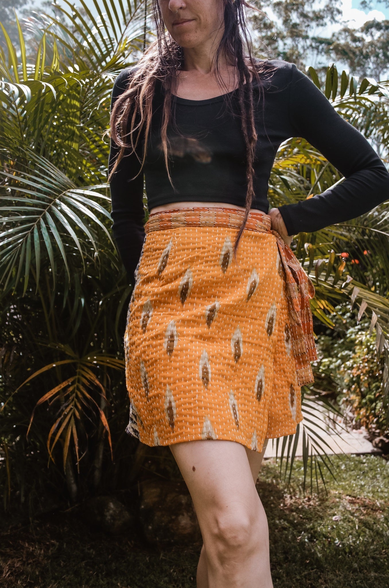 Wholesale Lot - Traveller Wrap Skirts - 8qty Traveller_Wrap_Skirt_RenewVintage_1_copy Renew Bohemian Pty Ltd